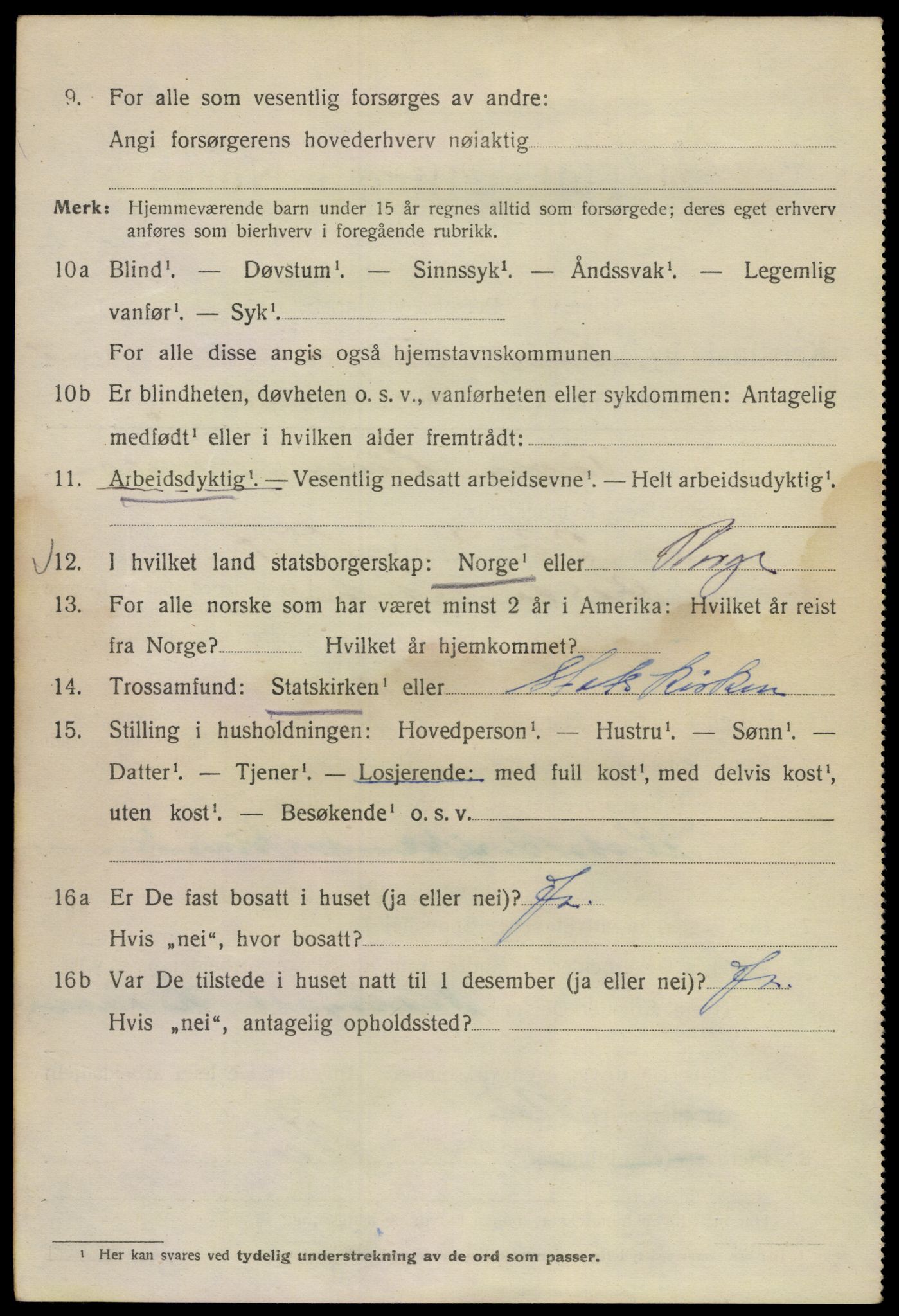 SAO, 1920 census for Kristiania, 1920, p. 510074