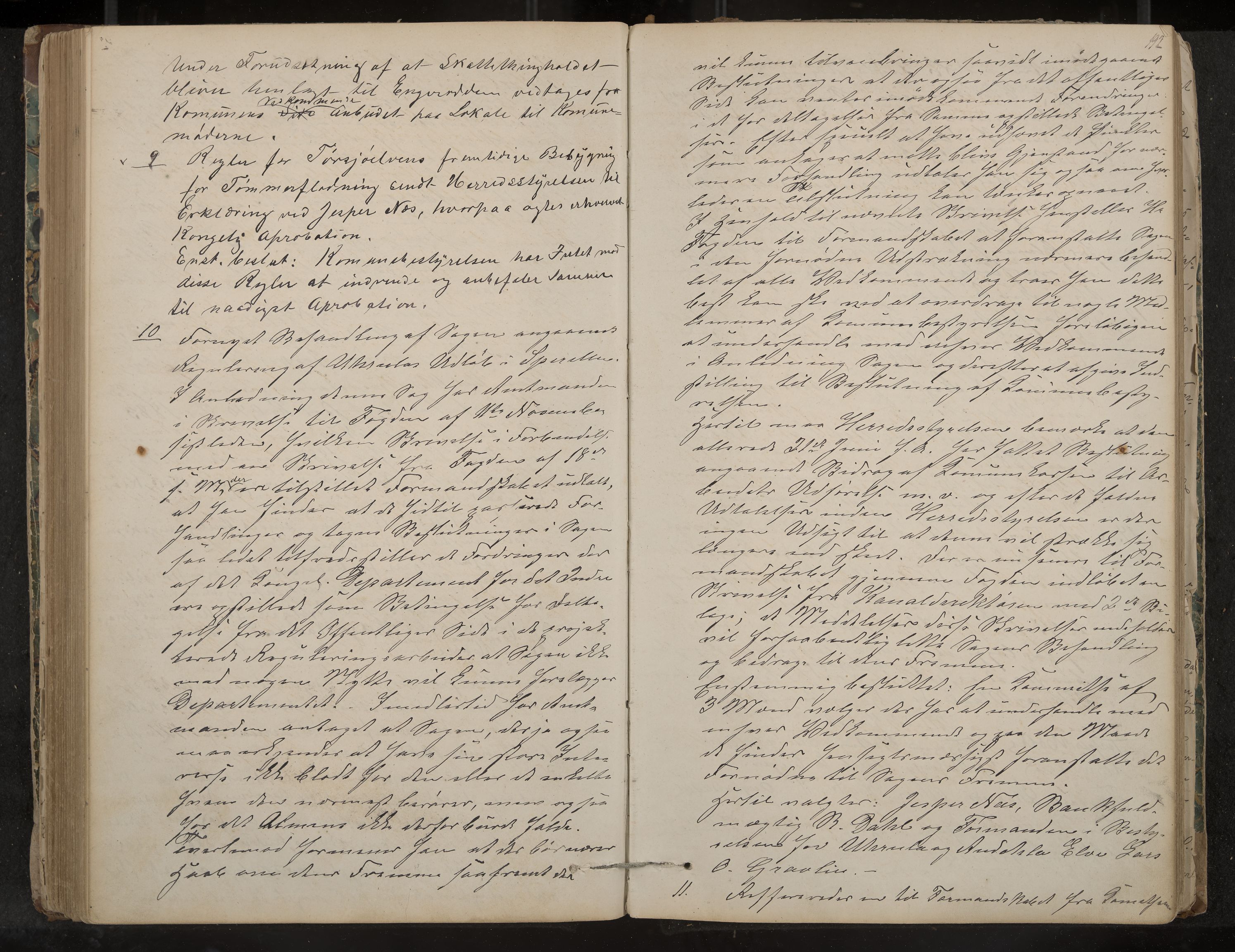 Ådal formannskap og sentraladministrasjon, IKAK/0614021/A/Aa/L0001: Møtebok, 1858-1891, p. 192