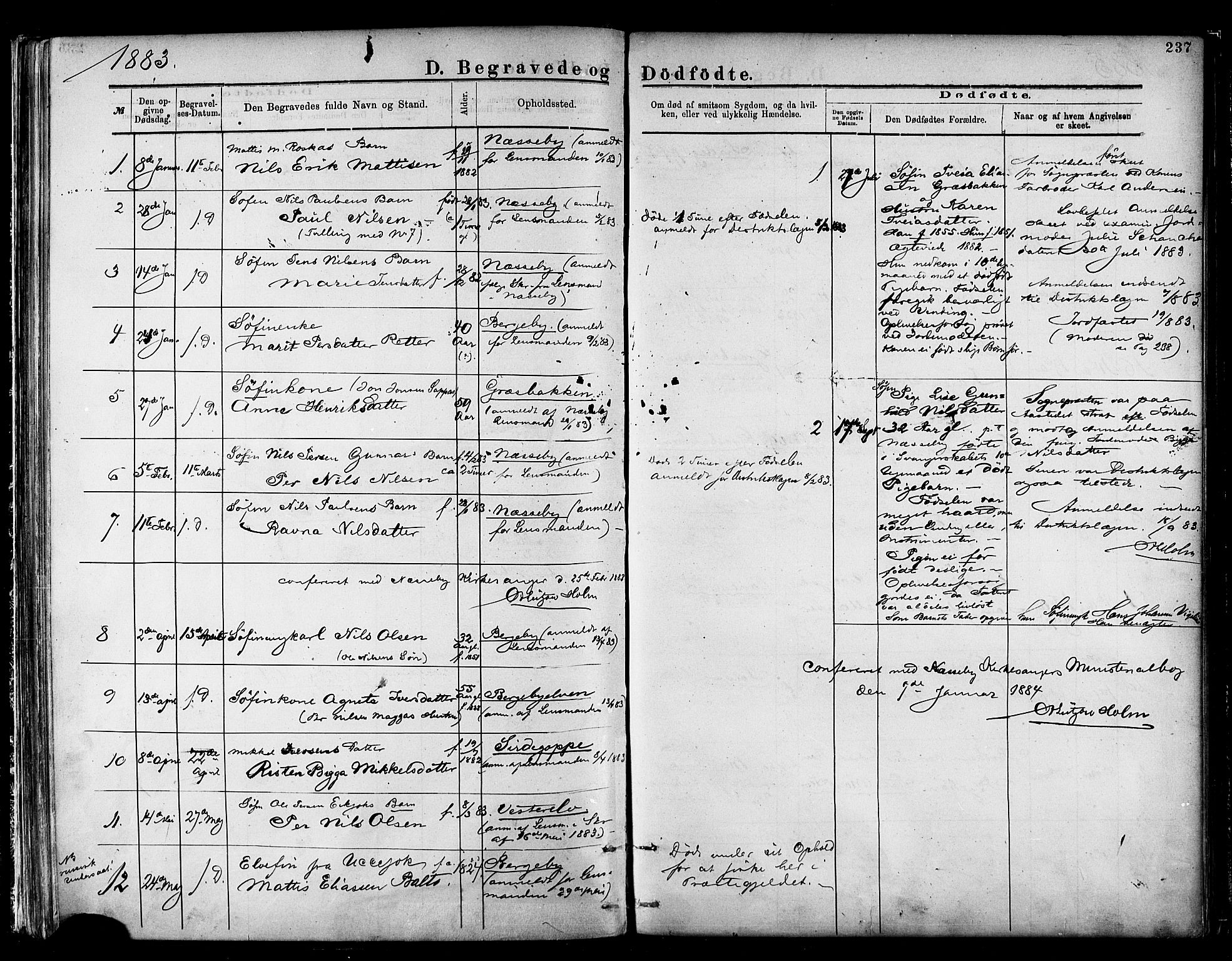Nesseby sokneprestkontor, SATØ/S-1330/H/Ha/L0004kirke: Parish register (official) no. 4, 1877-1884, p. 237