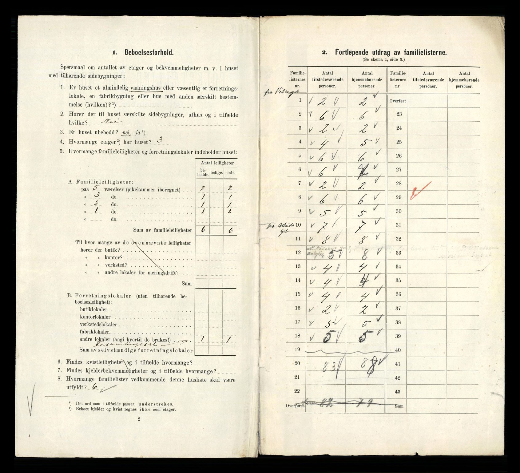 RA, 1910 census for Kristiania, 1910, p. 3742