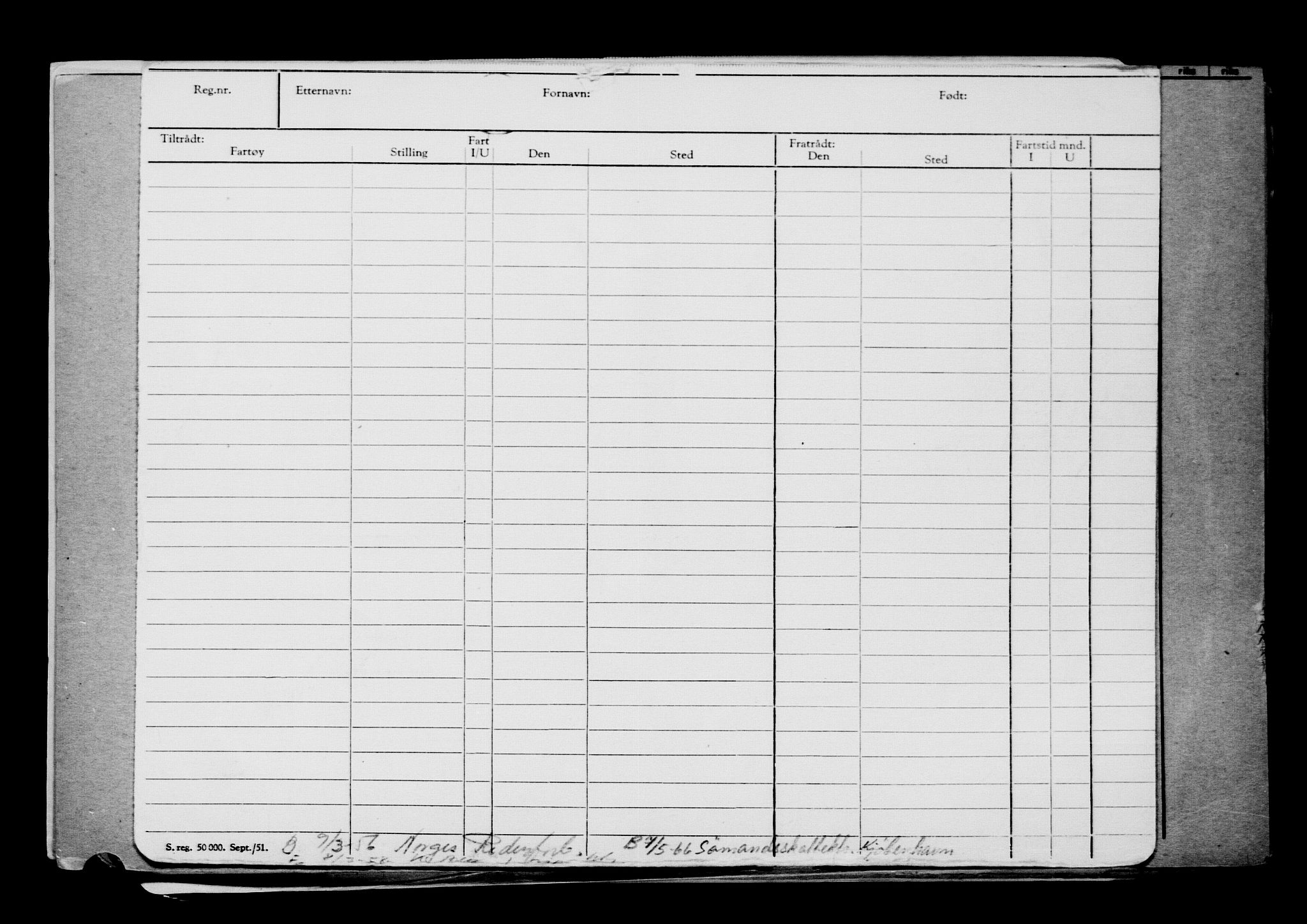 Direktoratet for sjømenn, AV/RA-S-3545/G/Gb/L0169: Hovedkort, 1919, p. 406