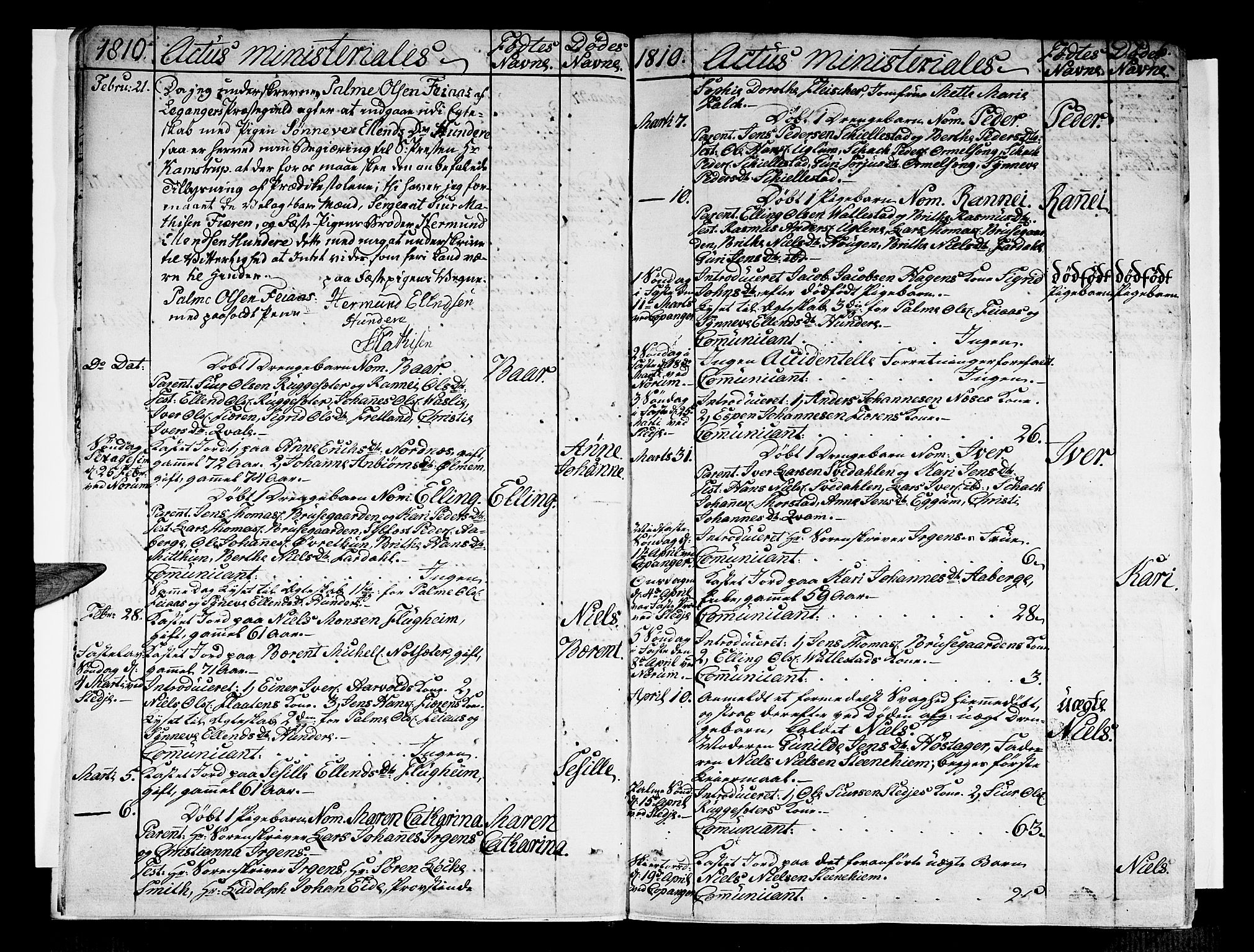 Sogndal sokneprestembete, SAB/A-81301/H/Haa/Haaa/L0009: Parish register (official) no. A 9, 1809-1821, p. 6