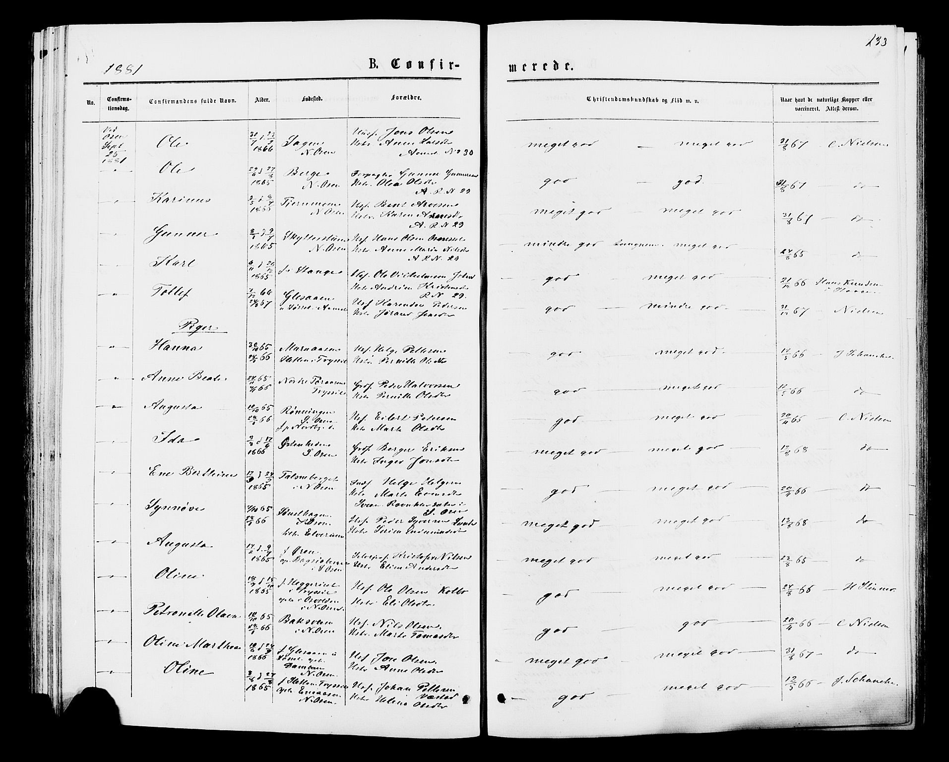 Åmot prestekontor, Hedmark, SAH/PREST-056/H/Ha/Haa/L0009: Parish register (official) no. 9, 1875-1883, p. 138