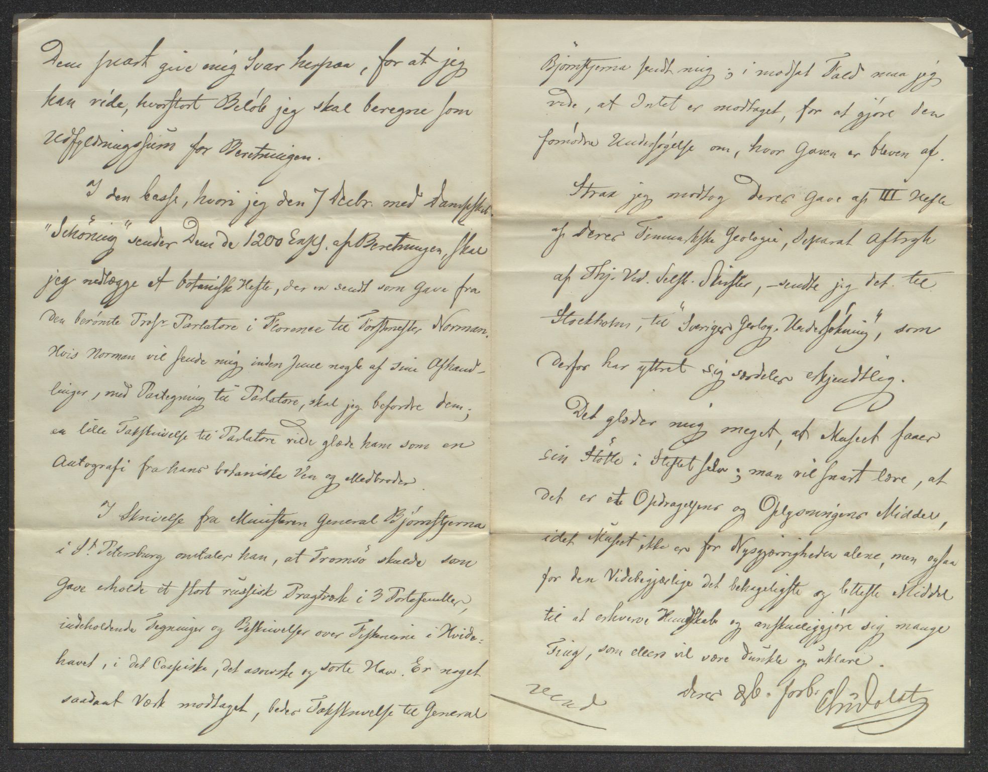 Tromsø Museum, AV/SATØ-S-0162/D/Db/L0032: Journalsaker og innkomne brev, 1872-1878, p. 41