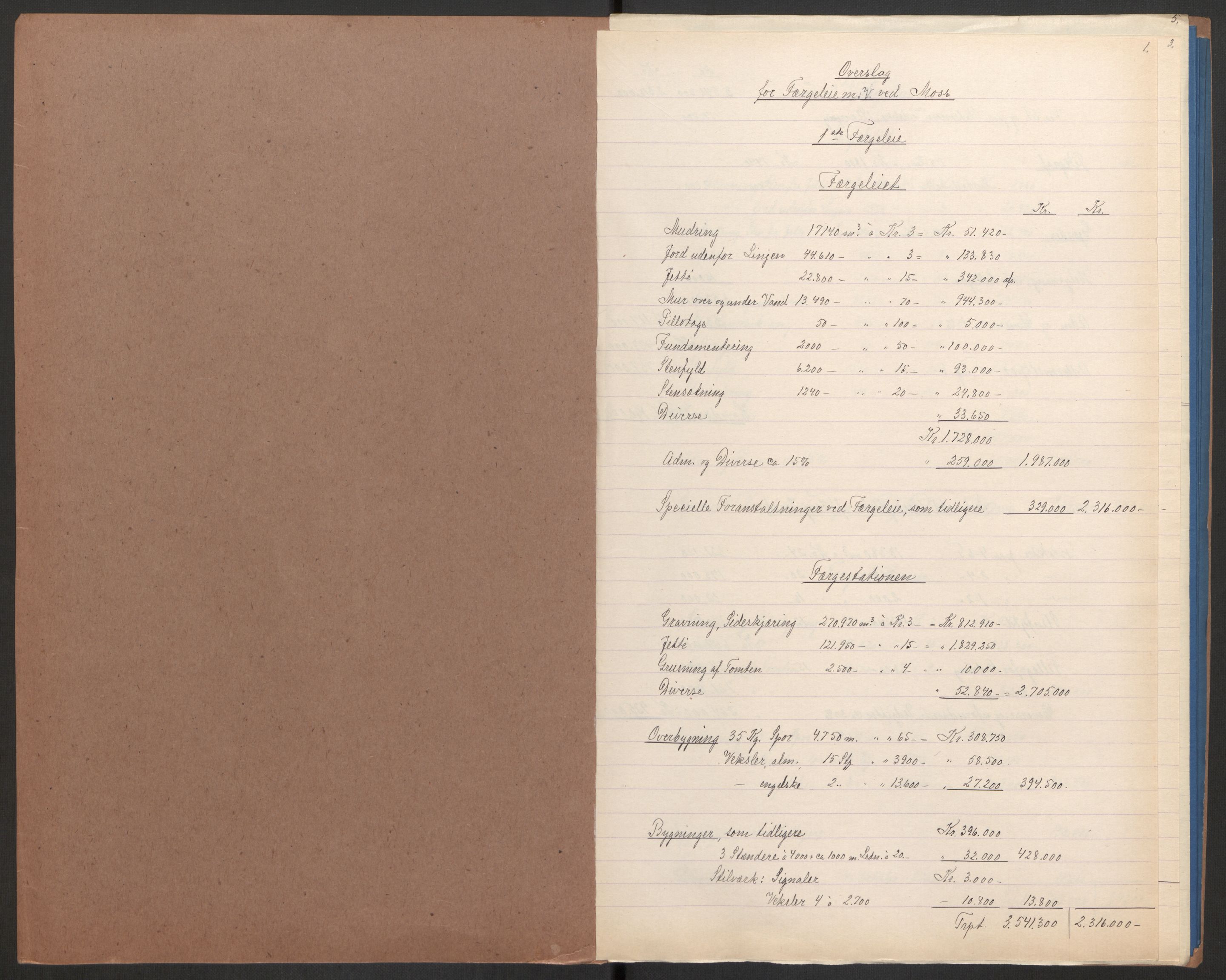 Norges Statsbaner, Baneavdelingen B, AV/RA-S-1619/1/F/Fa/L0042: NORGE-JYLLAND, 1920, p. 89