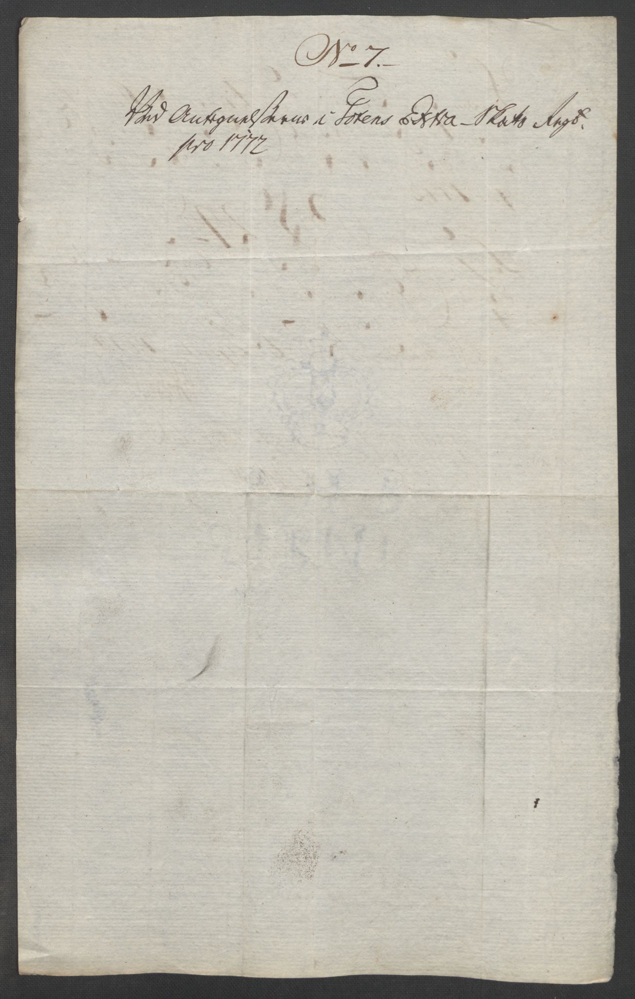 Rentekammeret inntil 1814, Reviderte regnskaper, Fogderegnskap, AV/RA-EA-4092/R19/L1399: Fogderegnskap Toten, Hadeland og Vardal, 1762-1783, p. 287