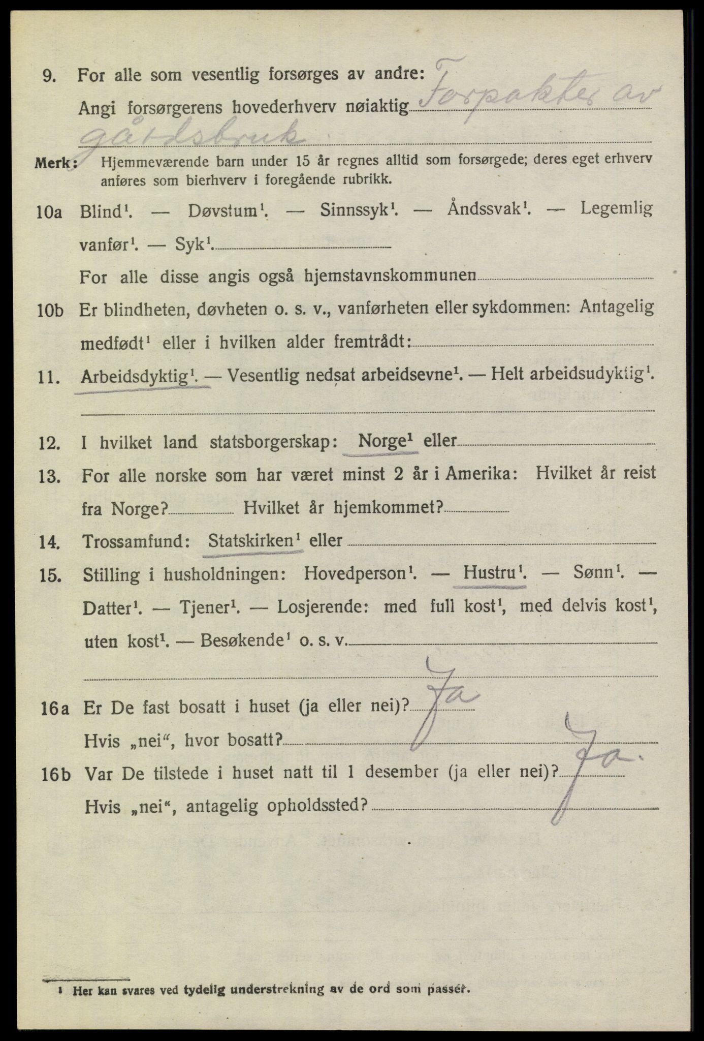 SAO, 1920 census for Aurskog, 1920, p. 6123