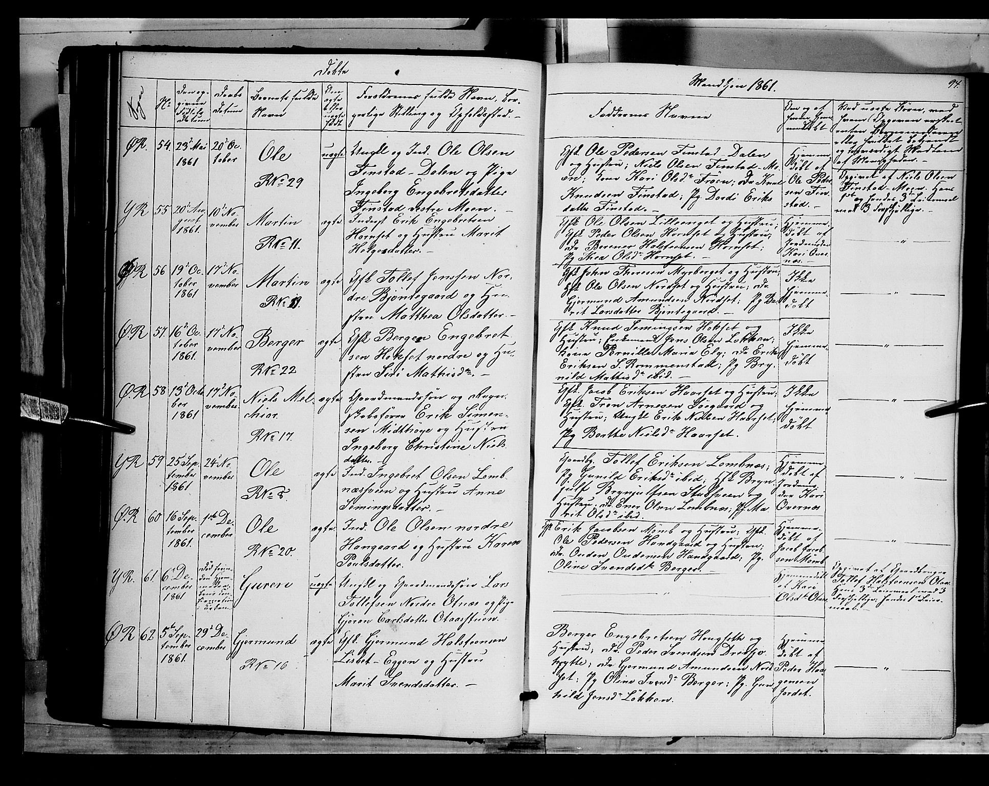 Rendalen prestekontor, AV/SAH-PREST-054/H/Ha/Haa/L0005: Parish register (official) no. 5, 1853-1866, p. 94