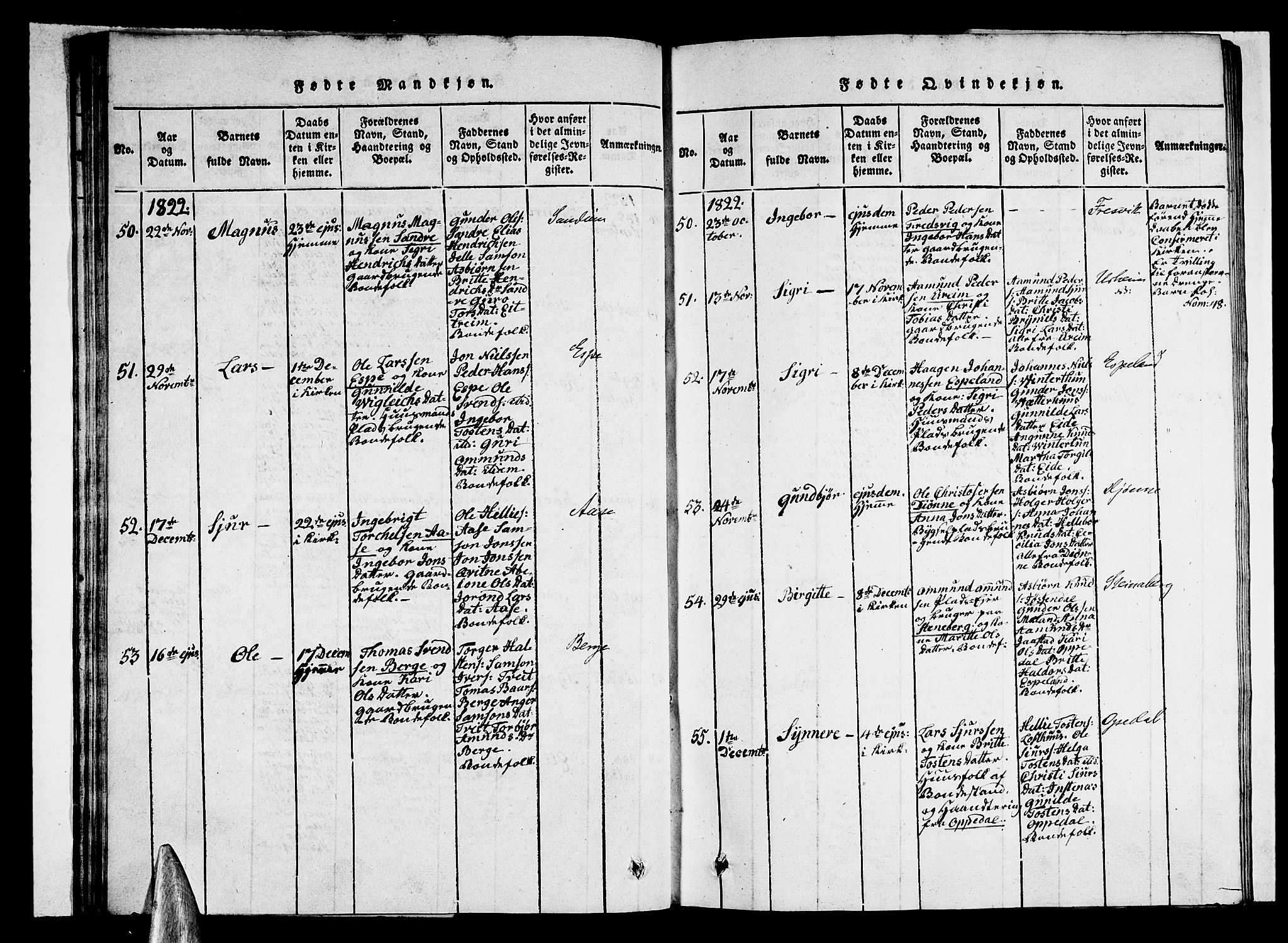 Ullensvang sokneprestembete, AV/SAB-A-78701/H/Haa: Parish register (official) no. A 9, 1819-1826