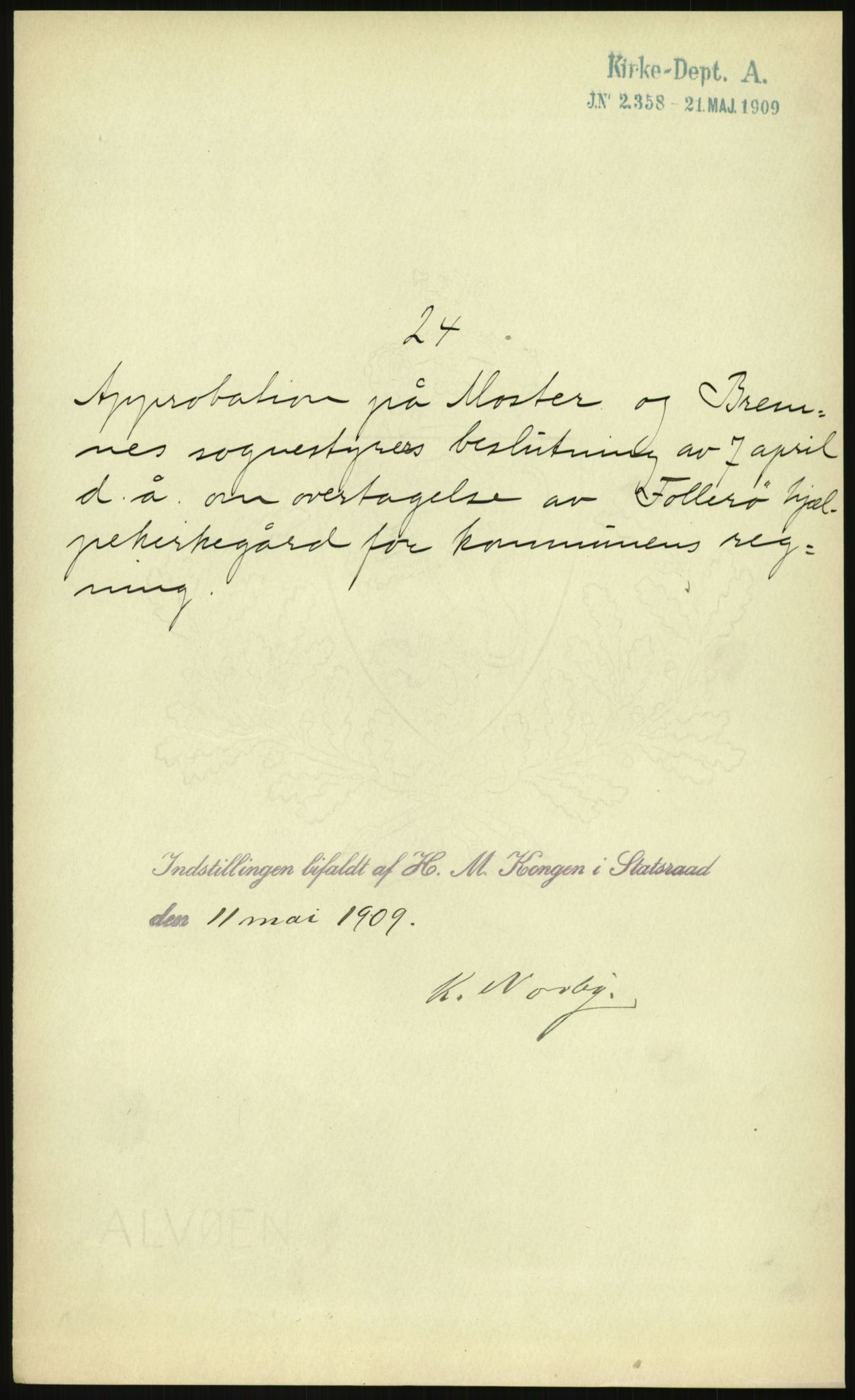 Kirke- og undervisningsdepartementet, Kontoret  for kirke og geistlighet A, AV/RA-S-1007/F/Fb/L0024: Finnås (gml. Føyen) - Fiskum se Eiker, 1838-1961, p. 934