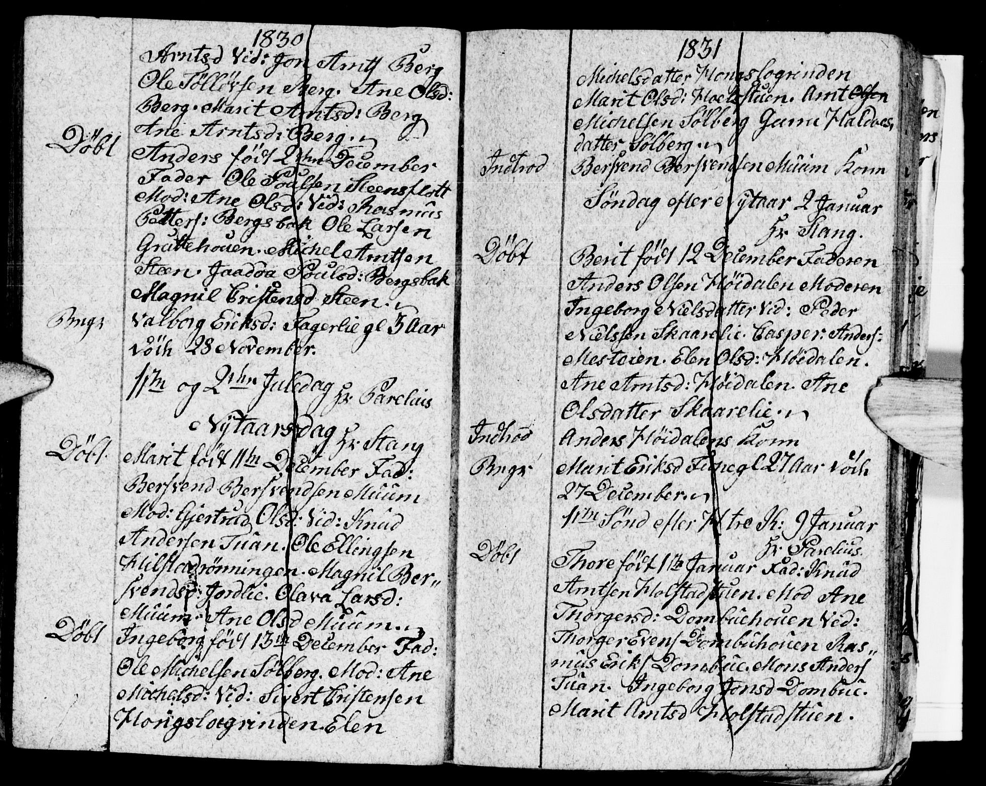 Meldal sokneprestkontor, SAT/A-1123/1/I/I1/I1f/L0008: Parish register draft no. 672I1F, 1827-1866