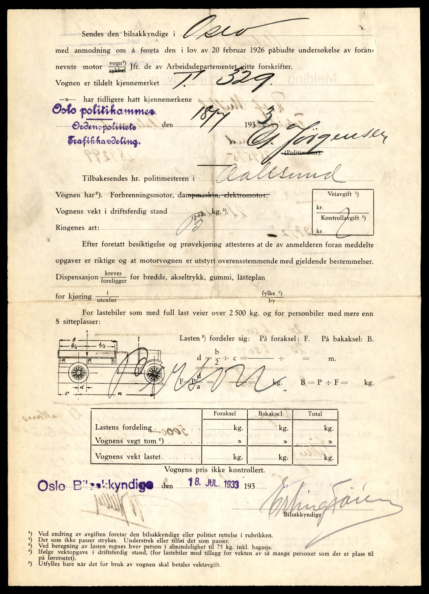 Møre og Romsdal vegkontor - Ålesund trafikkstasjon, AV/SAT-A-4099/F/Fe/L0019: Registreringskort for kjøretøy T 10228 - T 10350, 1927-1998, p. 2466