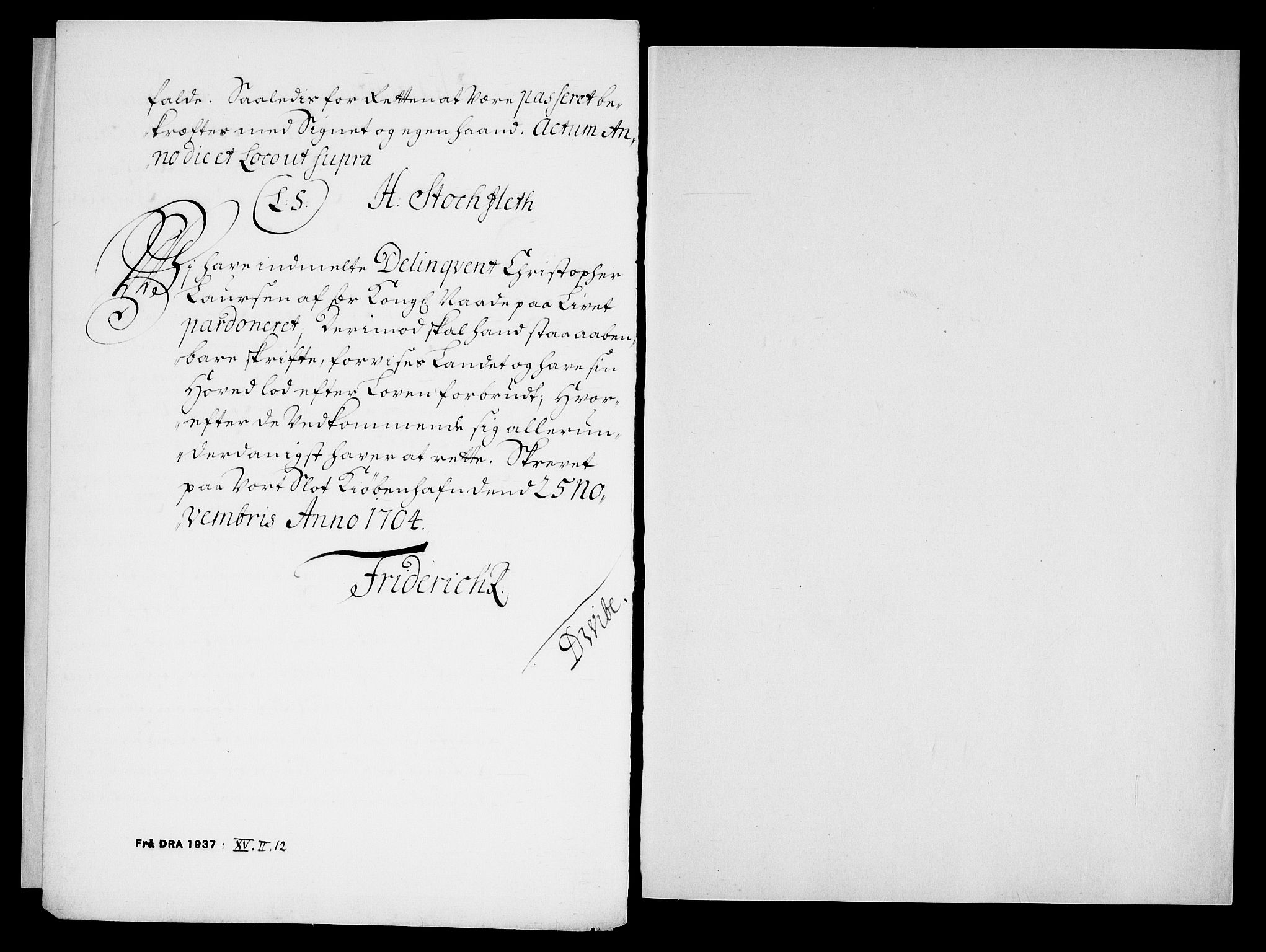 Danske Kanselli, Skapsaker, RA/EA-4061/G/L0019: Tillegg til skapsakene, 1616-1753, p. 343