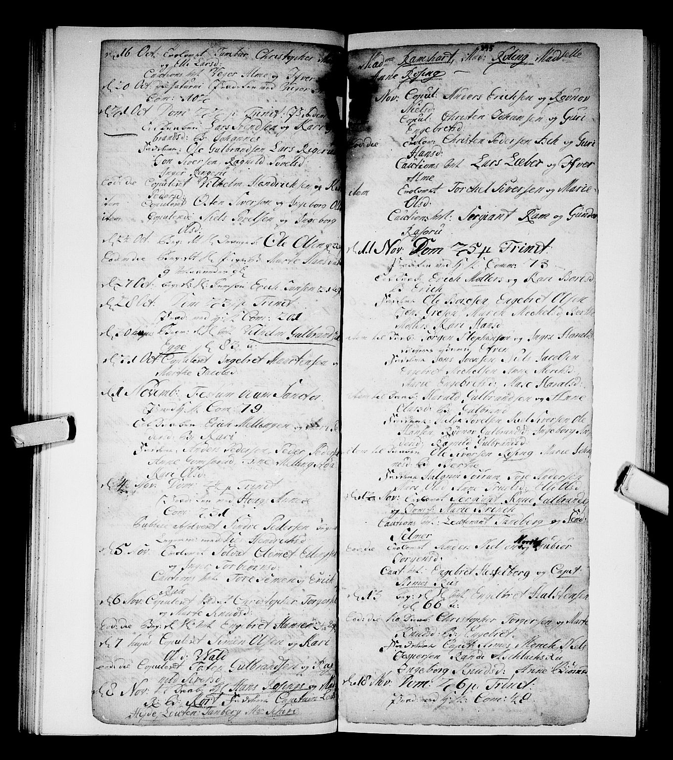 Norderhov kirkebøker, AV/SAKO-A-237/F/Fa/L0002b: Parish register (official) no. 2B, 1726-1739, p. 394-395