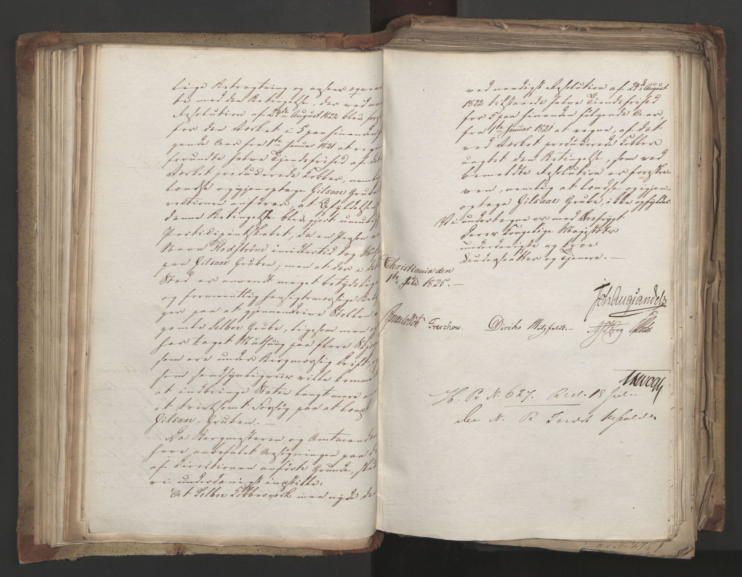 Statsrådsavdelingen i Stockholm, AV/RA-S-1003/D/Da/L0043: Regjeringsinnstillinger nr. 2706-2845, 1825, p. 89