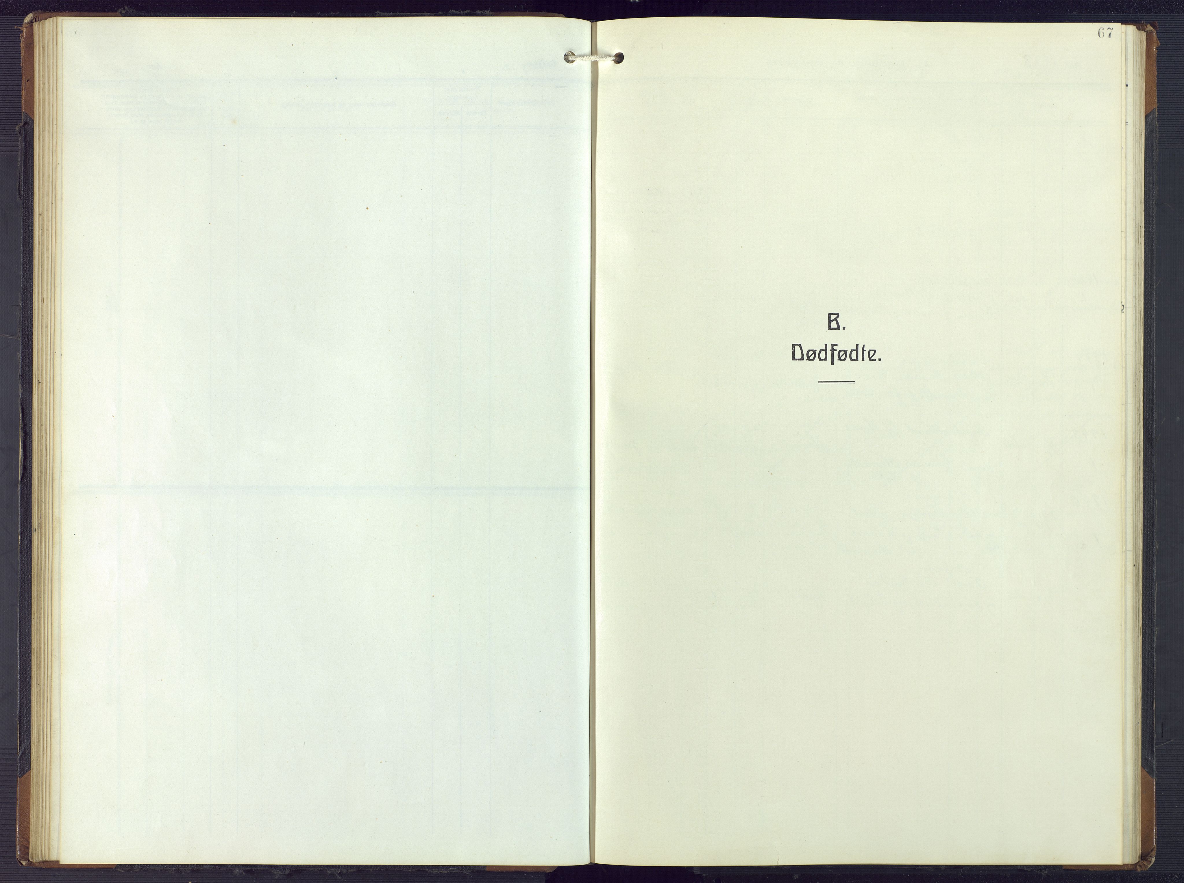 Valle sokneprestkontor, SAK/1111-0044/F/Fb/Fbb/L0003: Parish register (copy) no. B 3, 1921-1948, p. 67