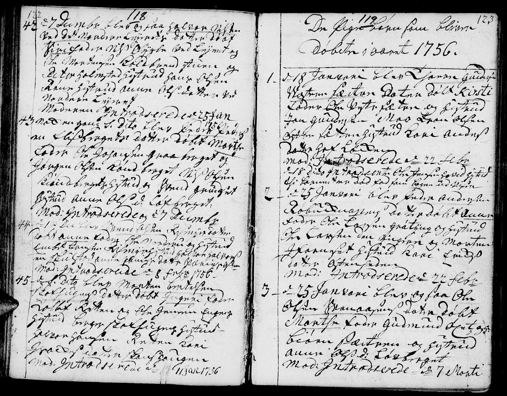 Elverum prestekontor, SAH/PREST-044/H/Ha/Haa/L0002: Parish register (official) no. 2, 1751-1756, p. 122-123