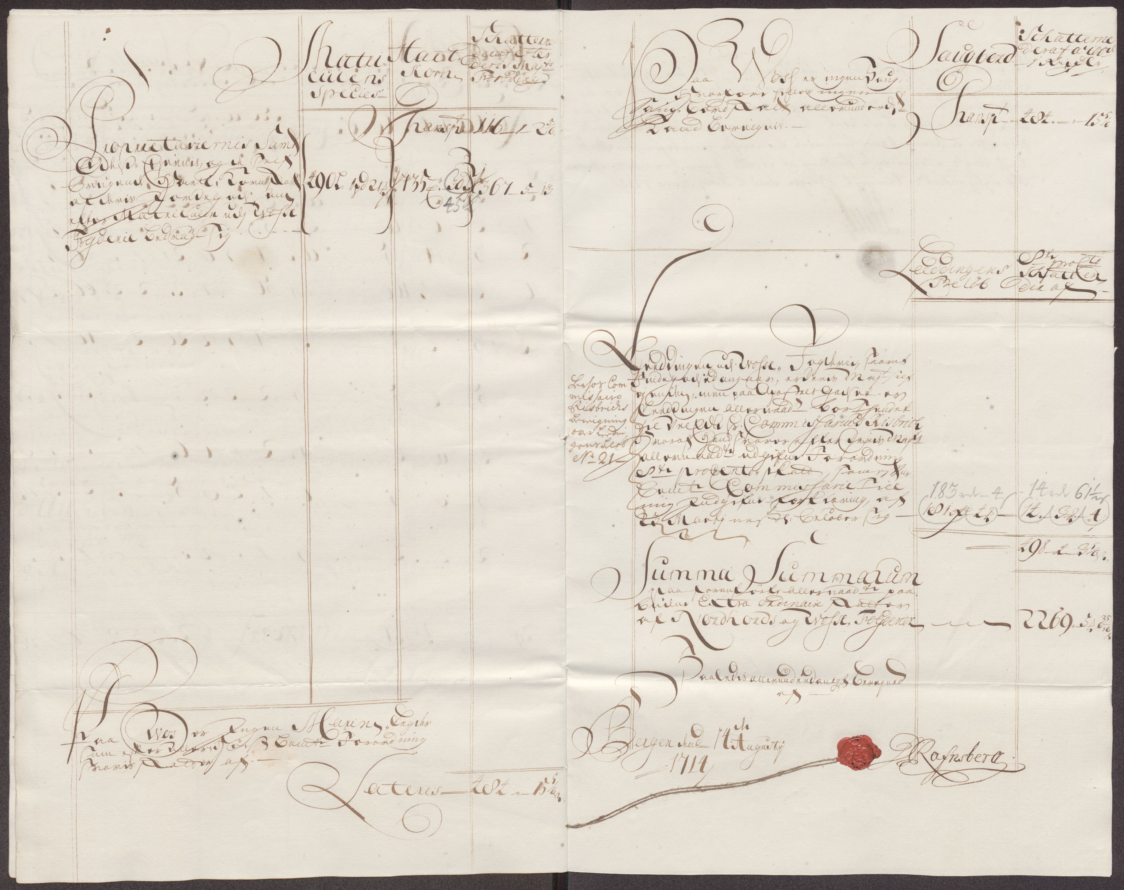 Rentekammeret inntil 1814, Reviderte regnskaper, Fogderegnskap, AV/RA-EA-4092/R51/L3195: Fogderegnskap Nordhordland og Voss, 1713, p. 178