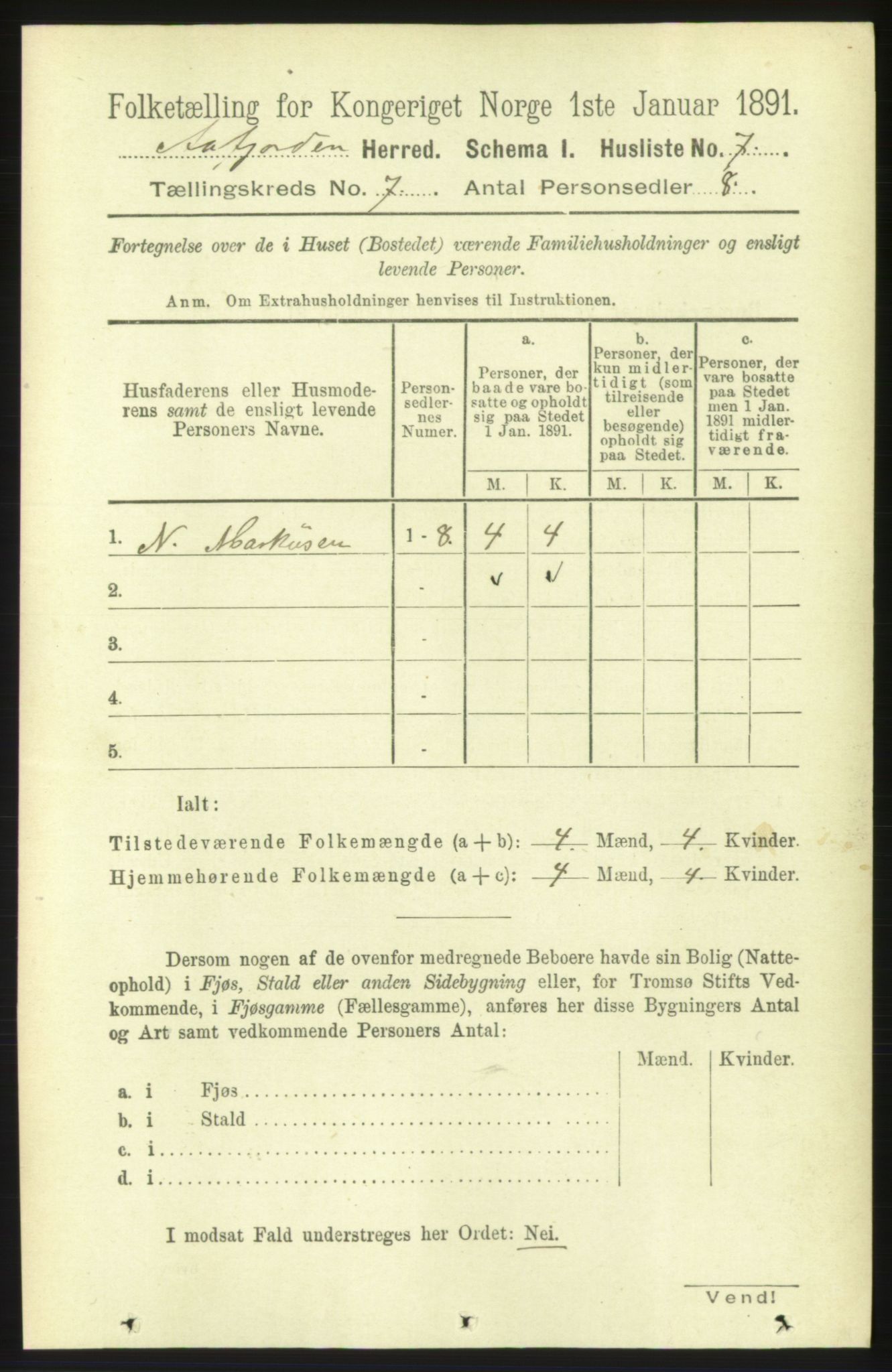 RA, 1891 census for 1630 Åfjord, 1891, p. 1683