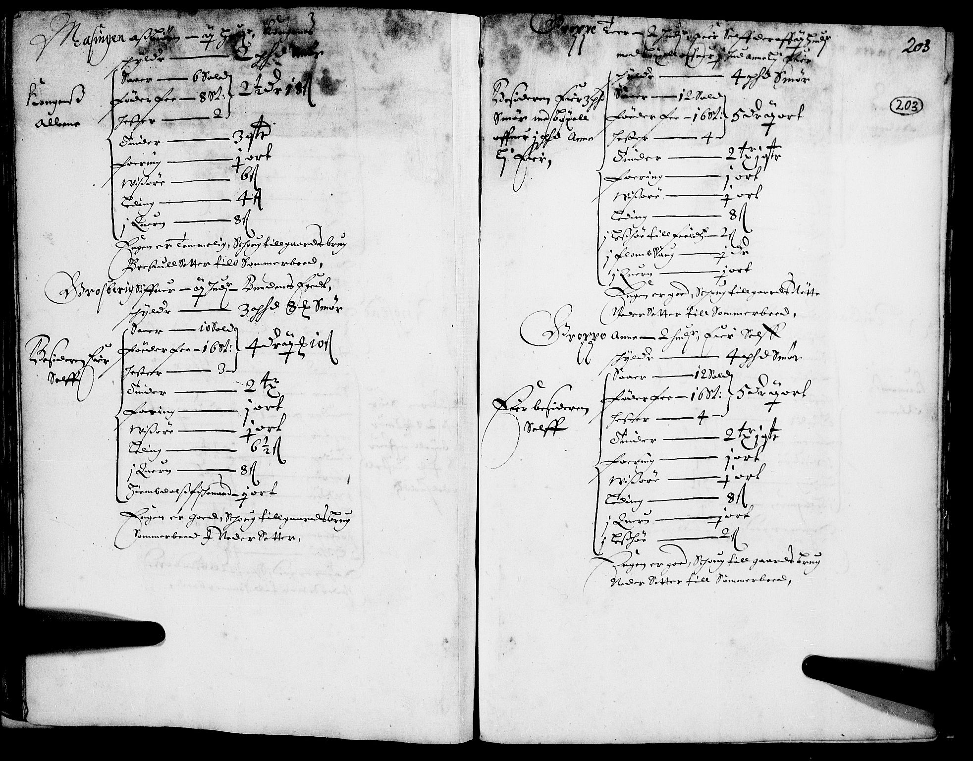 Rentekammeret inntil 1814, Realistisk ordnet avdeling, AV/RA-EA-4070/N/Nb/Nba/L0014: Gudbrandsdalen fogderi, 1. del, 1668, p. 202b-203a