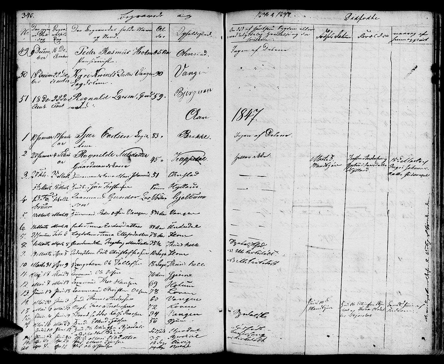 Aurland sokneprestembete, SAB/A-99937/H/Ha/Haa/L0006: Parish register (official) no. A 6, 1821-1859, p. 340