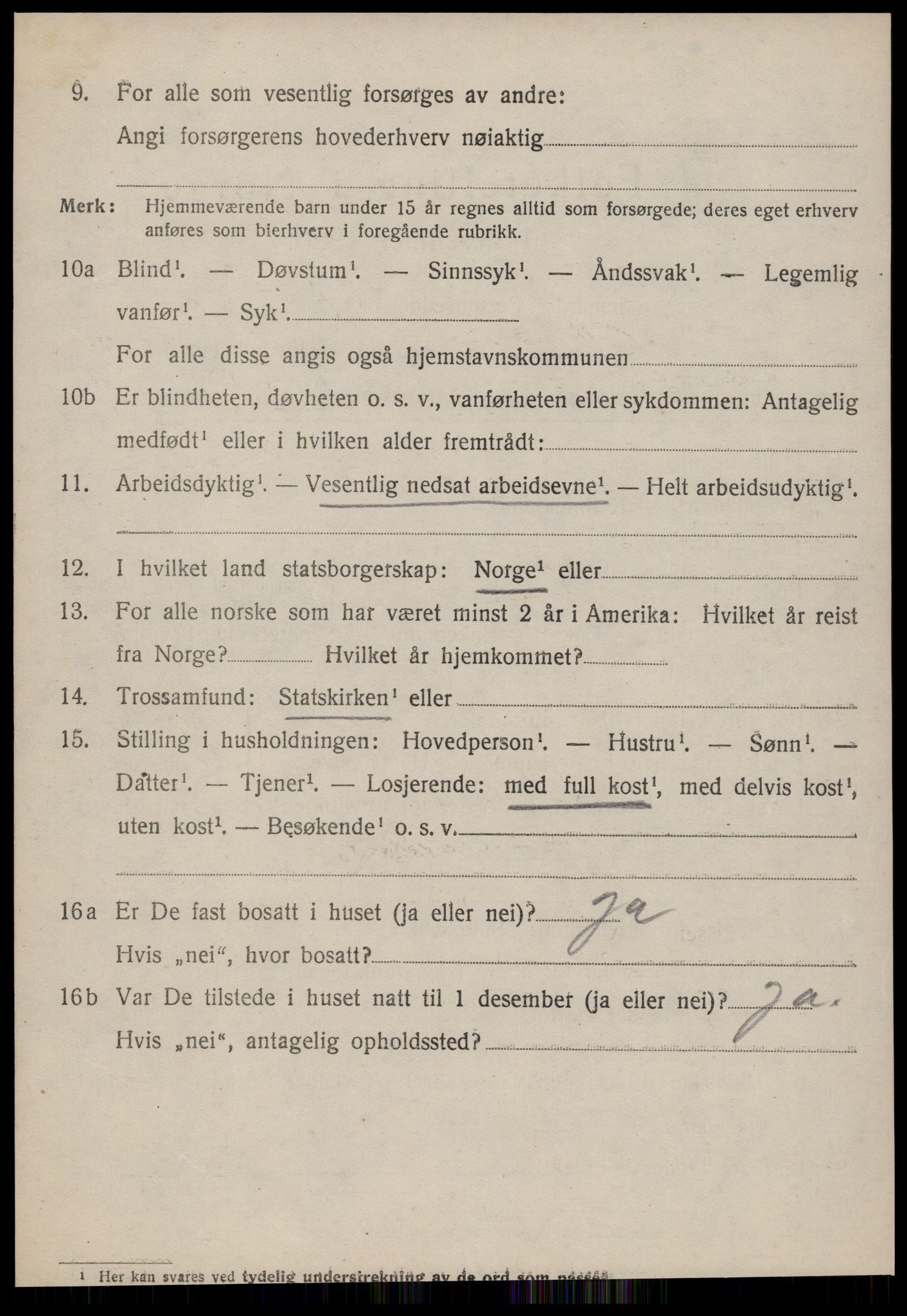 SAT, 1920 census for Ørsta, 1920, p. 4333