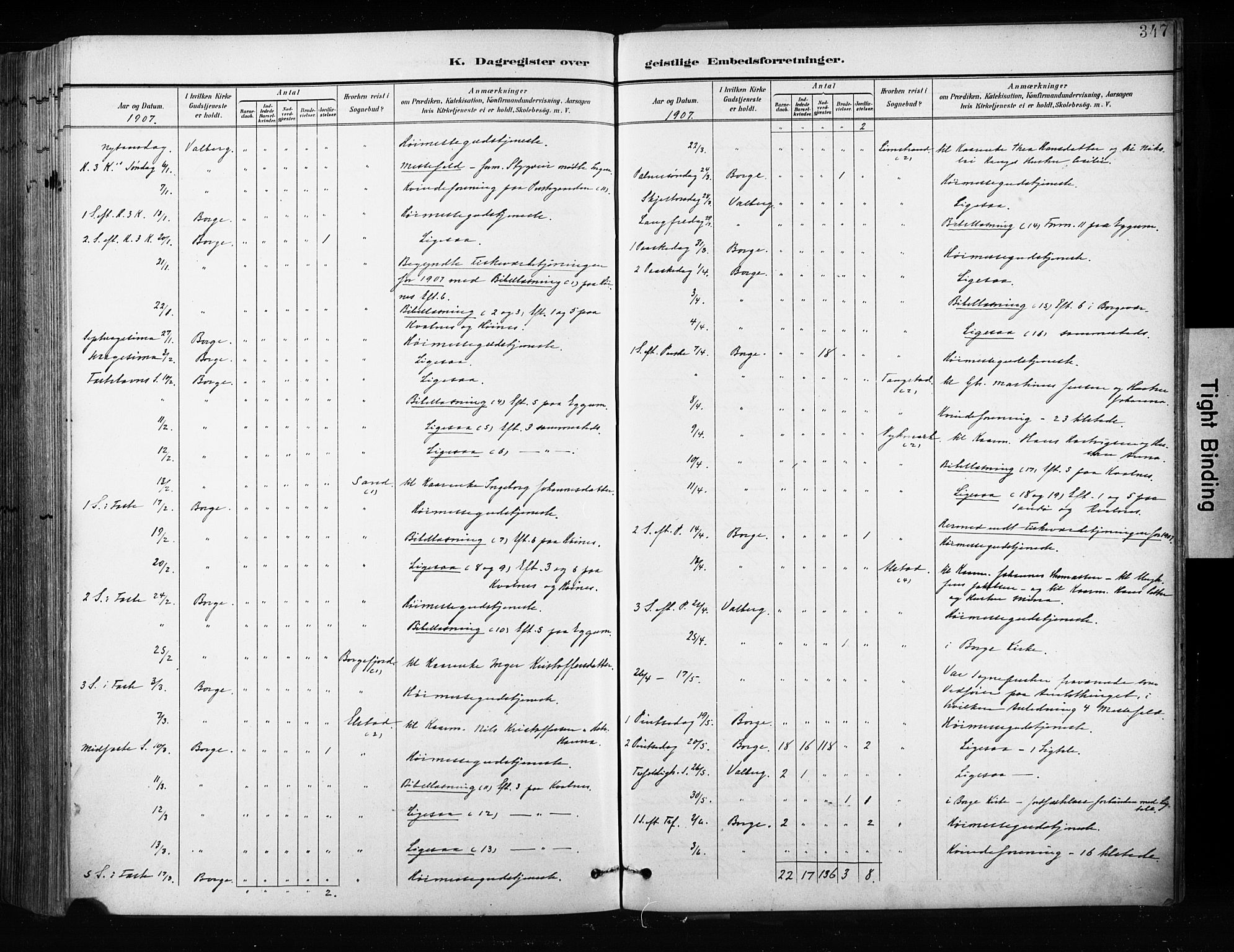 Ministerialprotokoller, klokkerbøker og fødselsregistre - Nordland, AV/SAT-A-1459/880/L1134: Parish register (official) no. 880A08, 1899-1908, p. 347