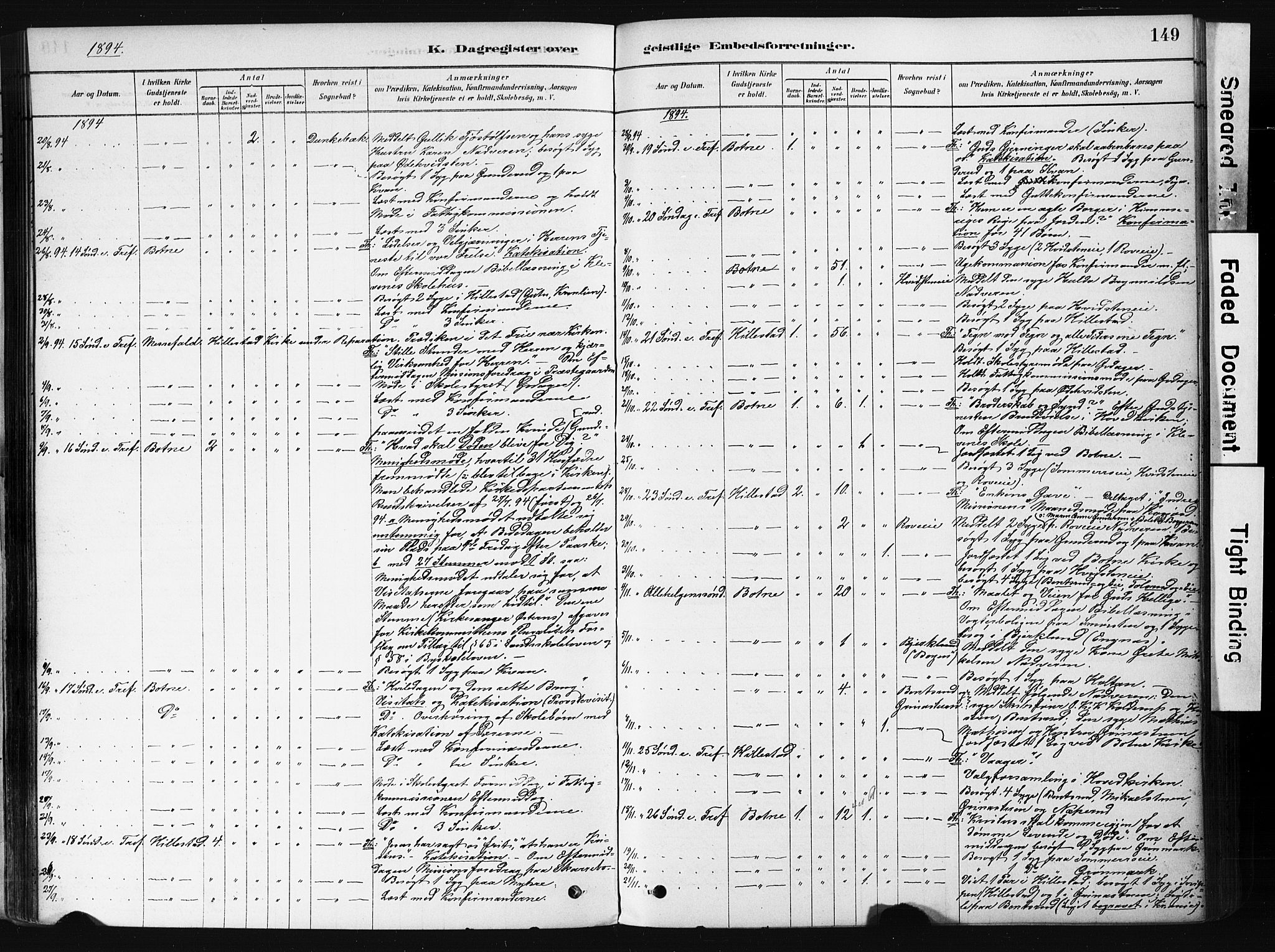 Botne kirkebøker, AV/SAKO-A-340/F/Fb/L0001: Parish register (official) no. II 1, 1878-1902, p. 149