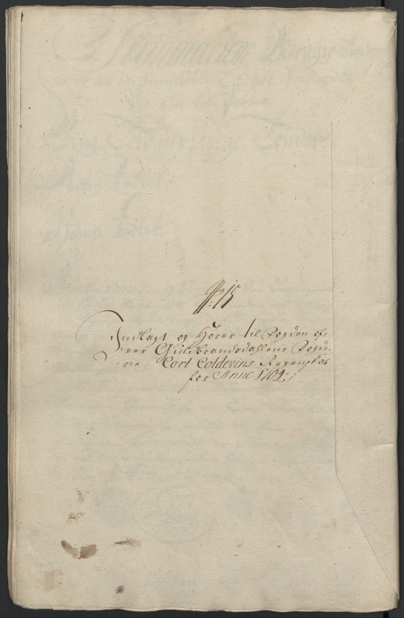 Rentekammeret inntil 1814, Reviderte regnskaper, Fogderegnskap, RA/EA-4092/R17/L1177: Fogderegnskap Gudbrandsdal, 1704, p. 116