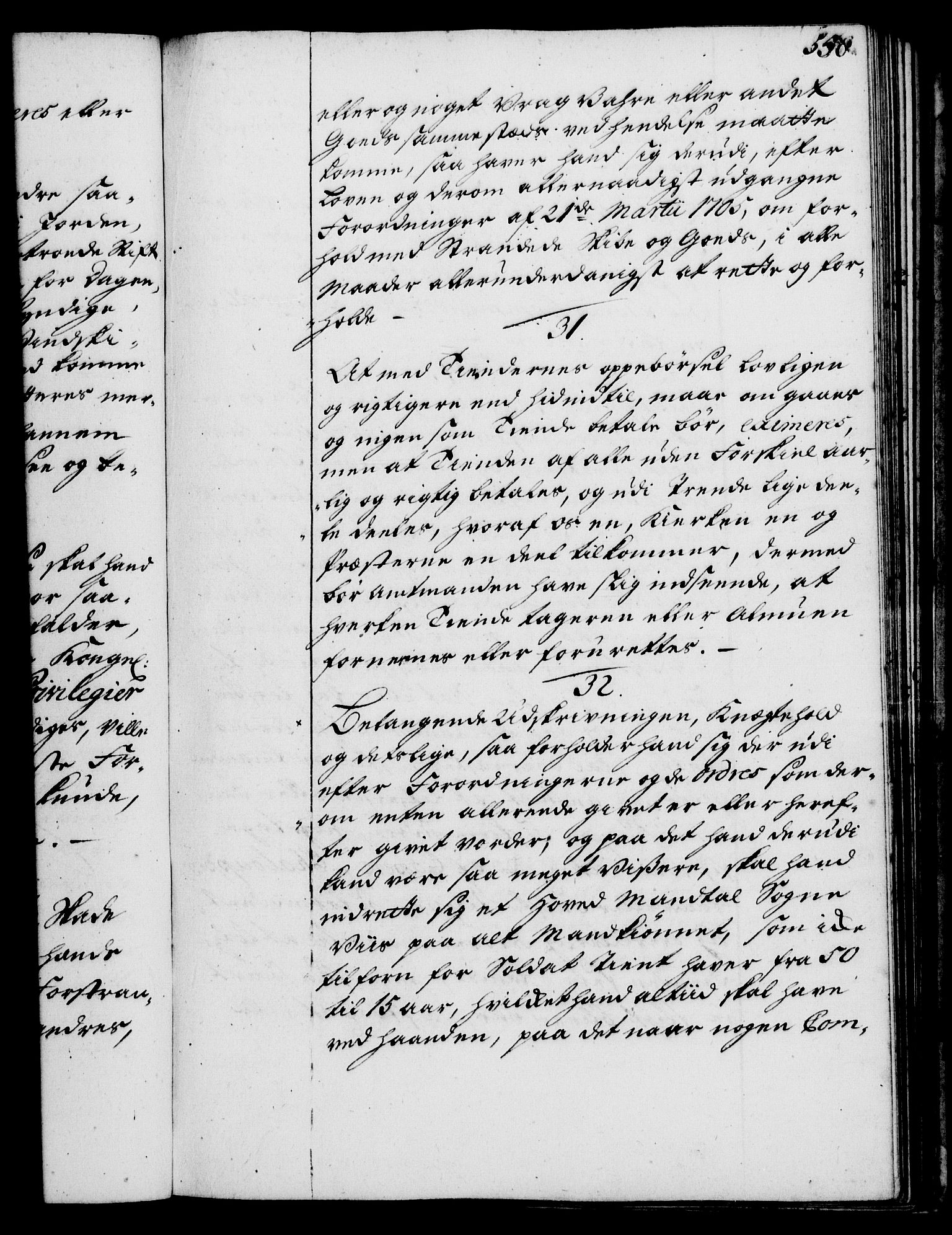 Rentekammeret, Kammerkanselliet, RA/EA-3111/G/Gg/Ggi/L0002: Norsk instruksjonsprotokoll med register (merket RK 53.35), 1729-1751, p. 558