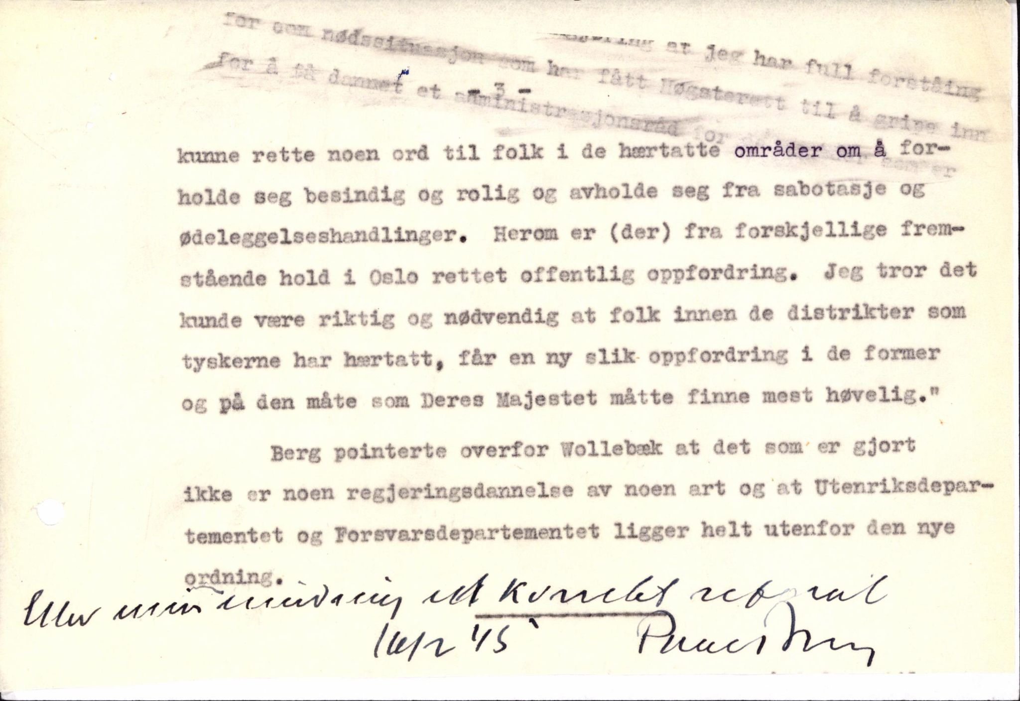 Forsvaret, Forsvarets krigshistoriske avdeling, RA/RAFA-2017/Y/Yf/L0206: II-C-11-2120  -  Kapitulasjonen 7. juni 1940.  Okkupasjonstiden., 1940-1945, p. 134