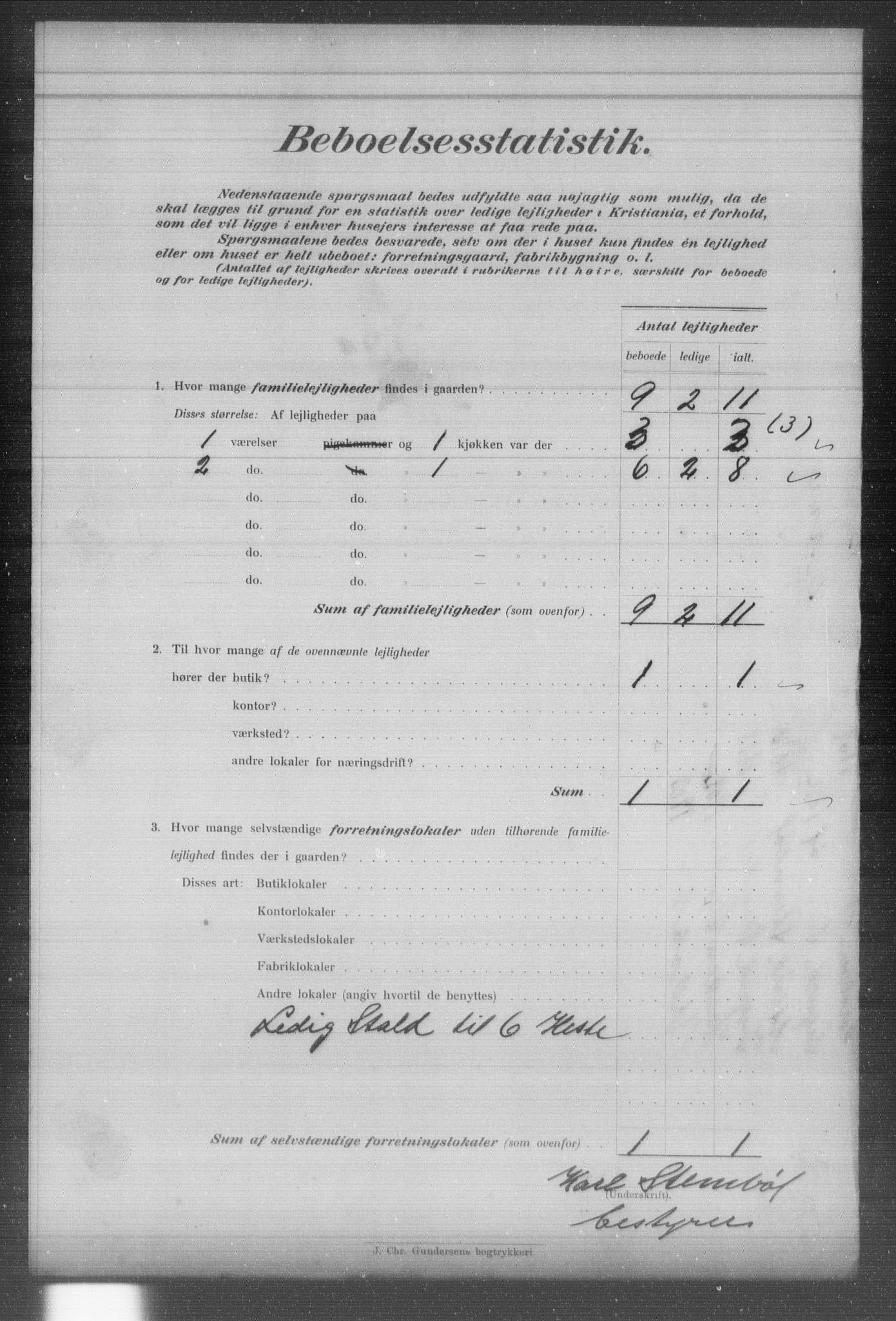 OBA, Municipal Census 1903 for Kristiania, 1903, p. 4919