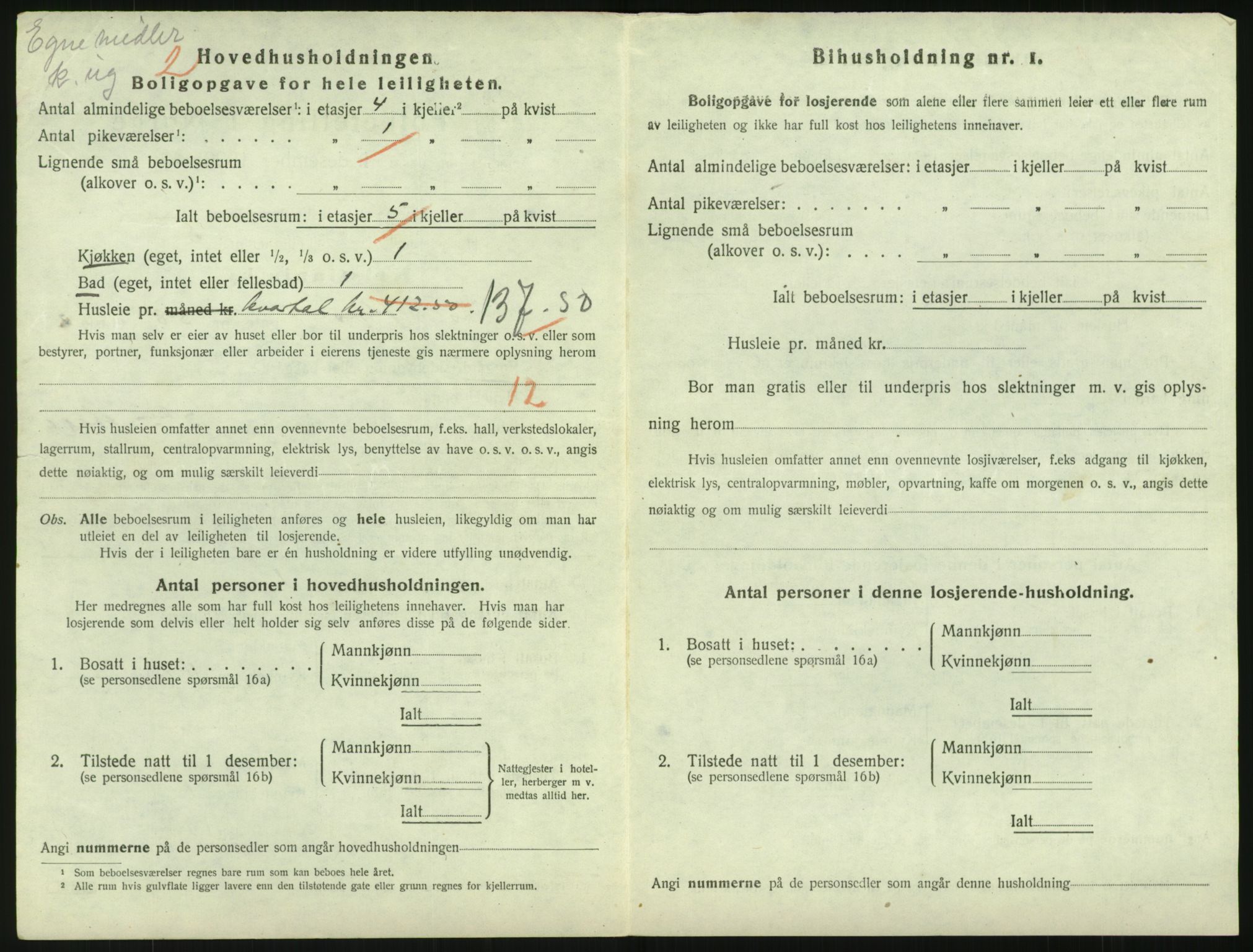 SAO, 1920 census for Kristiania, 1920, p. 111410