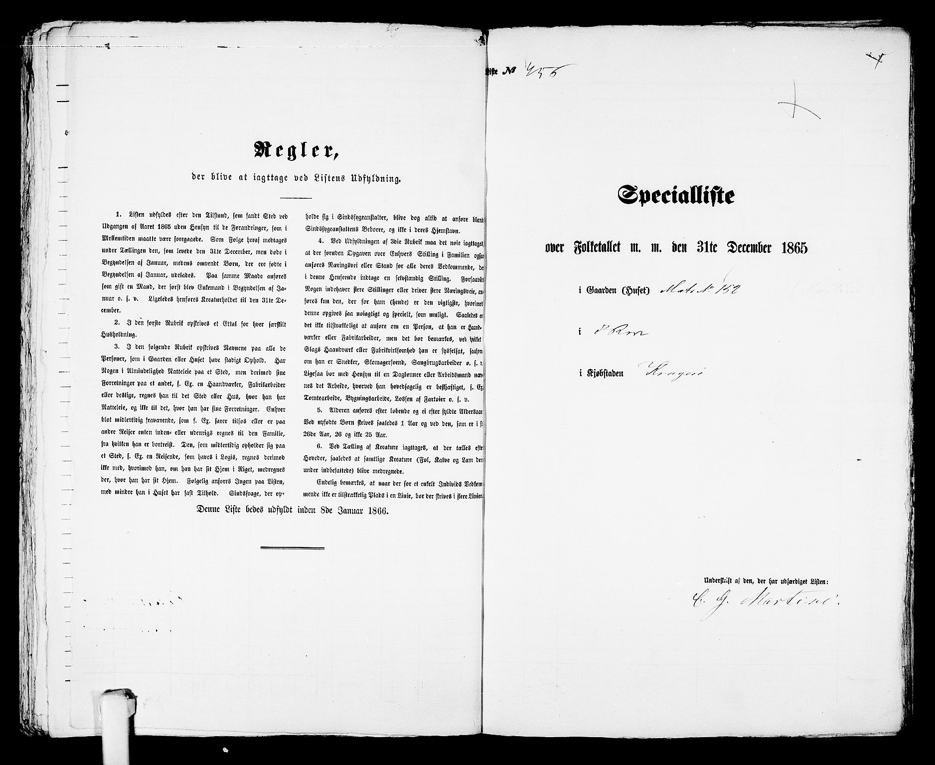 RA, 1865 census for Kragerø/Kragerø, 1865, p. 928