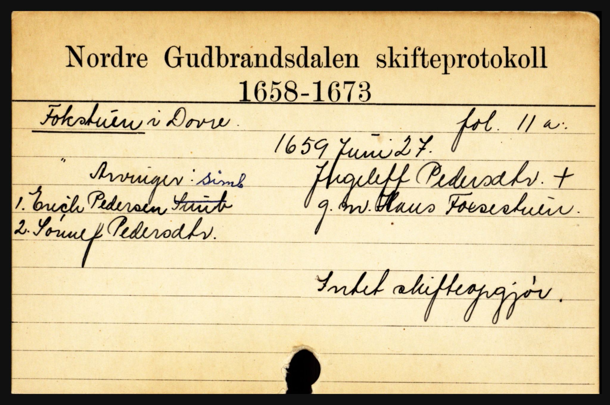Nord-Gudbrandsdal tingrett, SAH/TING-002/J, 1658-1900, p. 3149