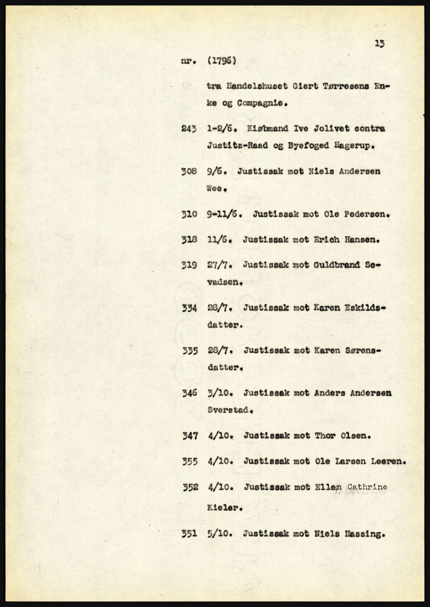 Riksarkivet, Seksjon for eldre arkiv og spesialsamlinger, AV/RA-EA-6797/H/Ha, 1953, p. 13