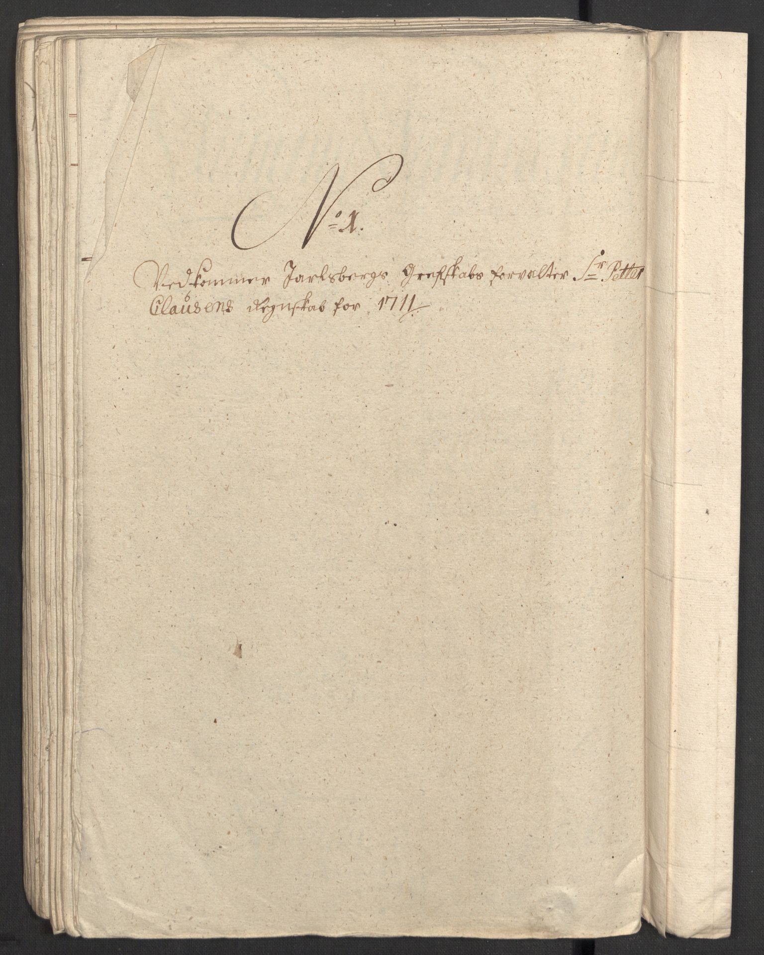 Rentekammeret inntil 1814, Reviderte regnskaper, Fogderegnskap, AV/RA-EA-4092/R32/L1876: Fogderegnskap Jarlsberg grevskap, 1711, p. 125