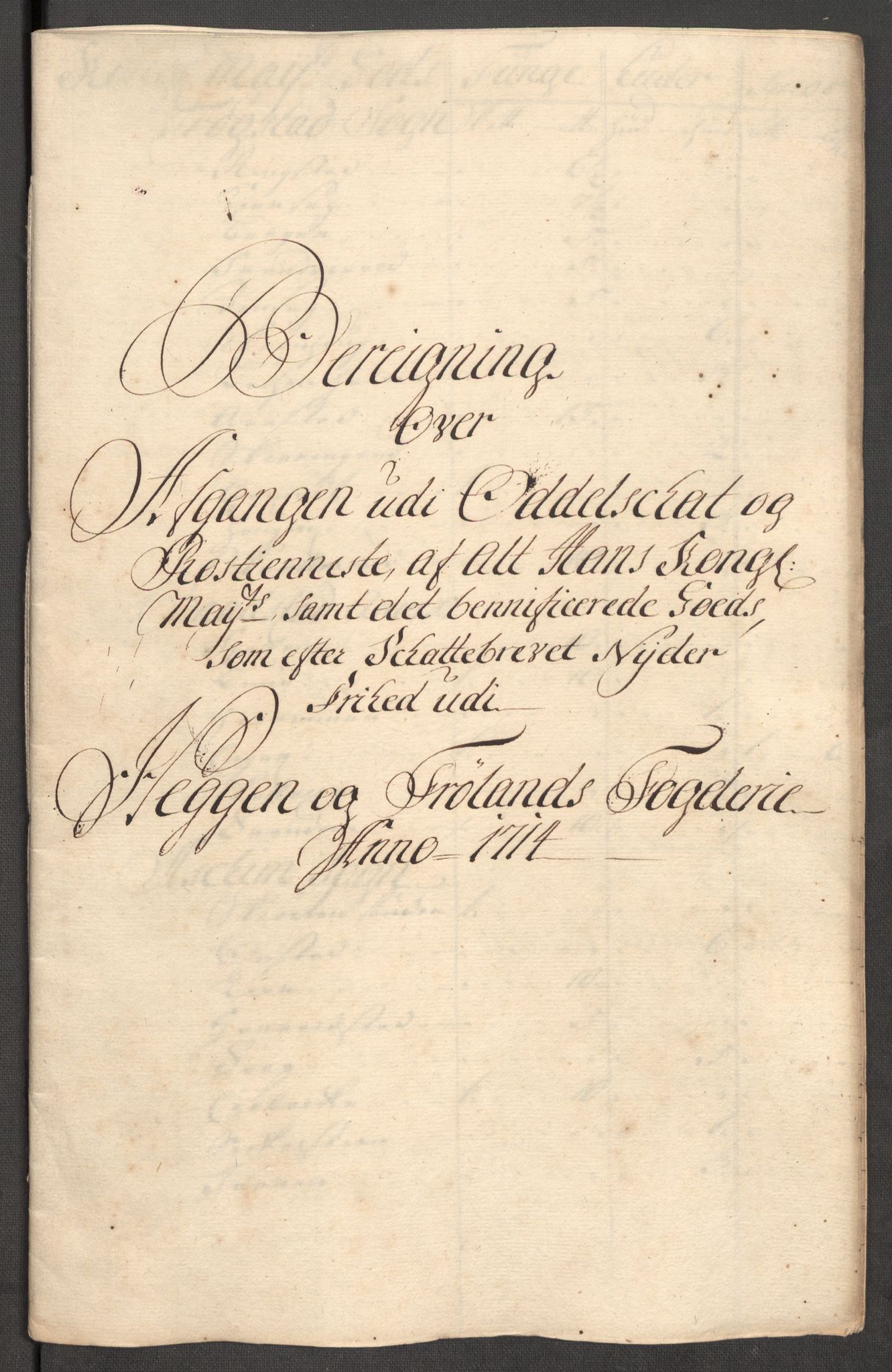 Rentekammeret inntil 1814, Reviderte regnskaper, Fogderegnskap, RA/EA-4092/R07/L0308: Fogderegnskap Rakkestad, Heggen og Frøland, 1714, p. 196