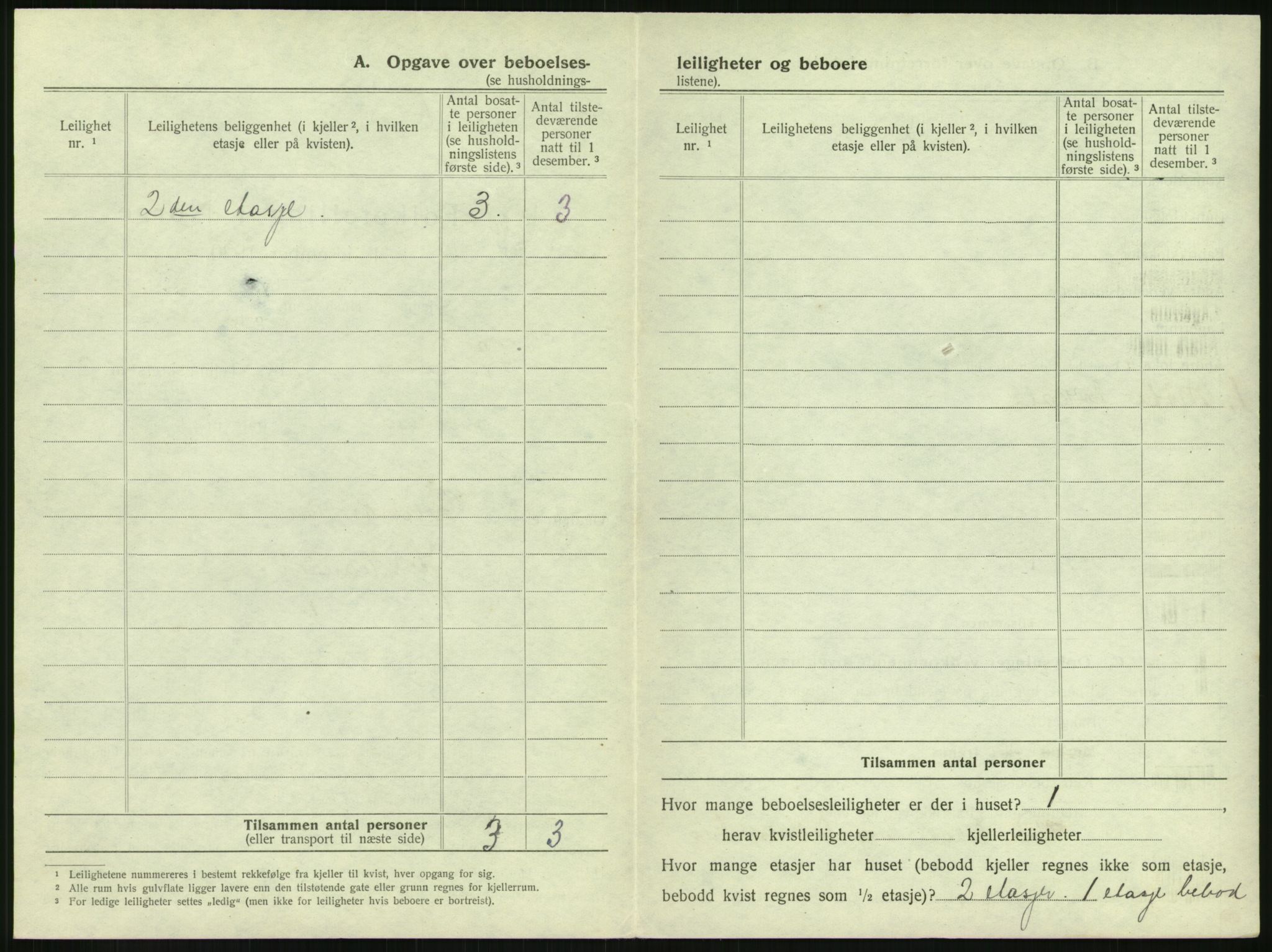 SAH, 1920 census for Lillehammer, 1920, p. 549