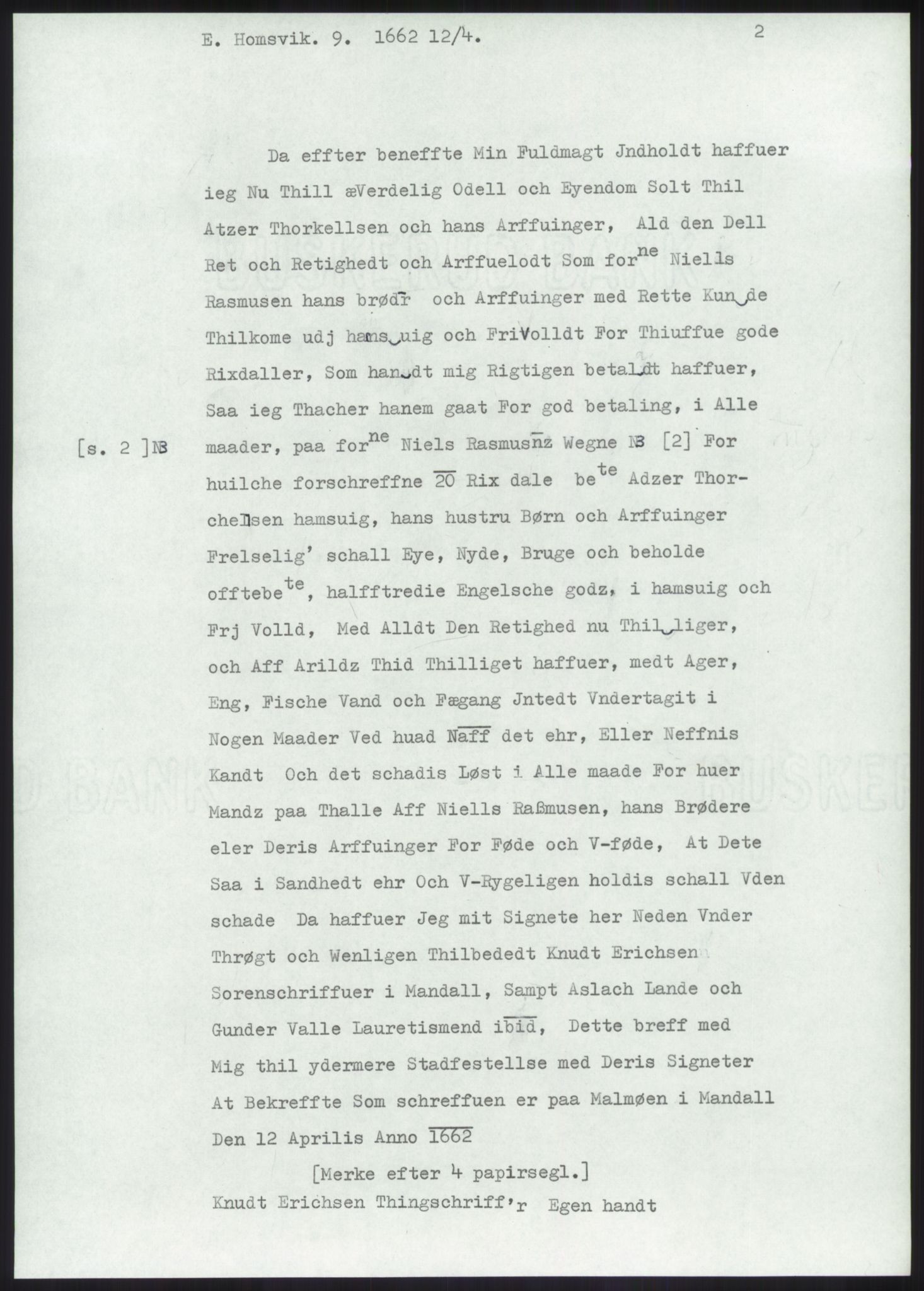 Samlinger til kildeutgivelse, Diplomavskriftsamlingen, AV/RA-EA-4053/H/Ha, p. 1671