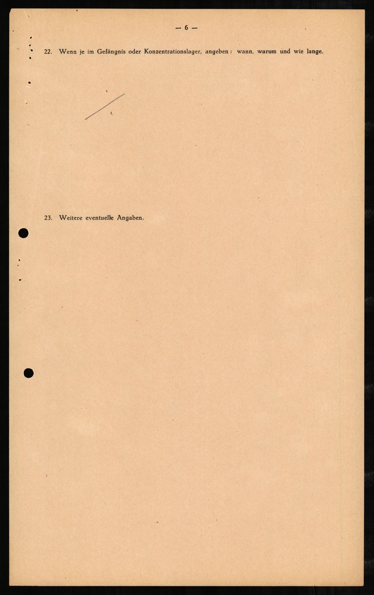 Forsvaret, Forsvarets overkommando II, AV/RA-RAFA-3915/D/Db/L0002: CI Questionaires. Tyske okkupasjonsstyrker i Norge. Tyskere., 1945-1946, p. 21