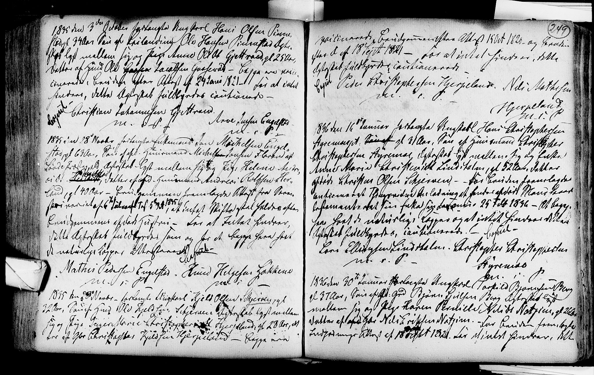 Lardal kirkebøker, AV/SAKO-A-350/F/Fa/L0004: Parish register (official) no. i 4, 1733-1815, p. 249