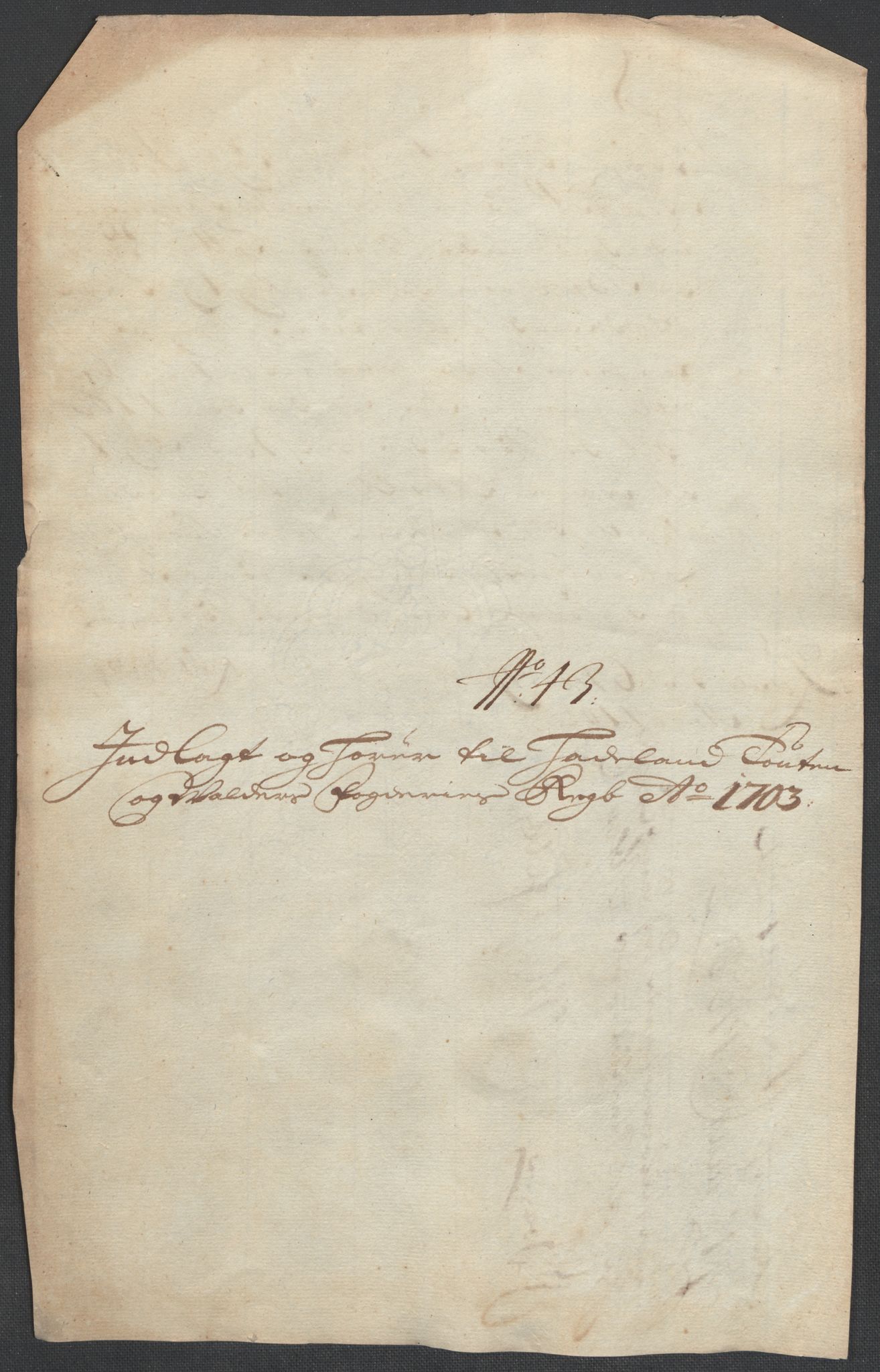 Rentekammeret inntil 1814, Reviderte regnskaper, Fogderegnskap, RA/EA-4092/R18/L1301: Fogderegnskap Hadeland, Toten og Valdres, 1703, p. 232