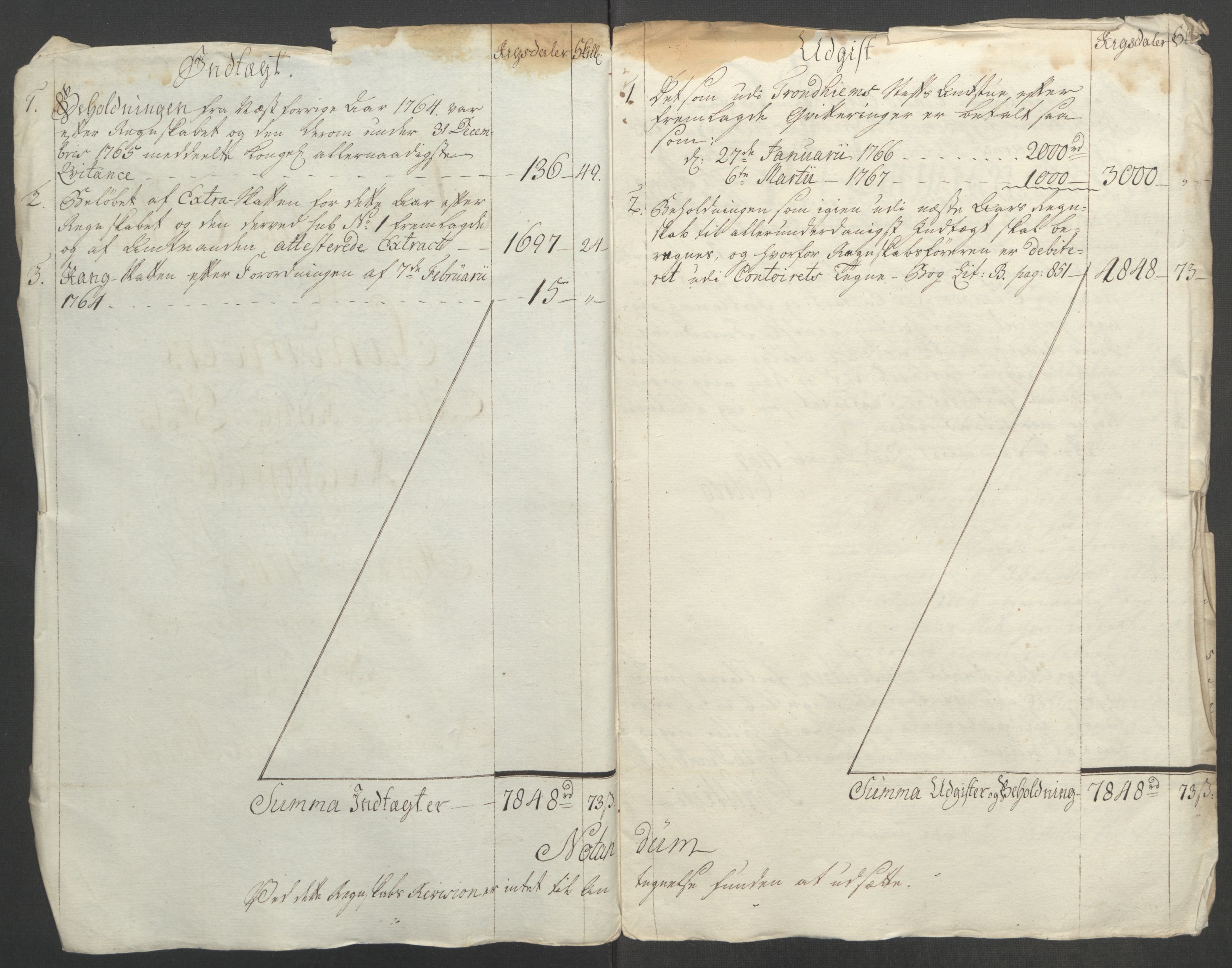 Rentekammeret inntil 1814, Reviderte regnskaper, Fogderegnskap, AV/RA-EA-4092/R54/L3645: Ekstraskatten Sunnmøre, 1762-1772, p. 63