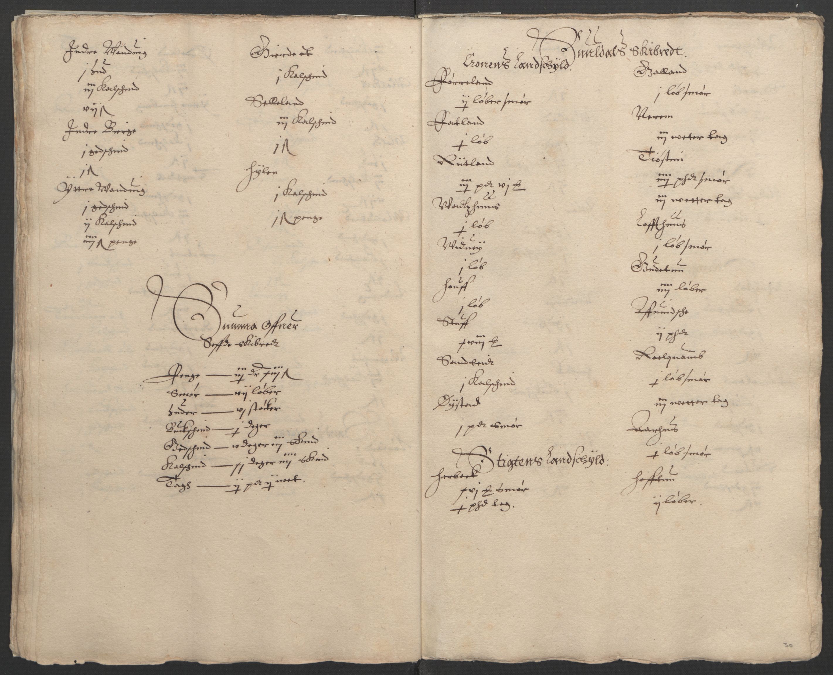 Stattholderembetet 1572-1771, RA/EA-2870/Ek/L0002/0003: Jordebøker til utlikning av garnisonsskatt 1624-1626: / Jordebøker for Stavanger len, 1624-1626, p. 32