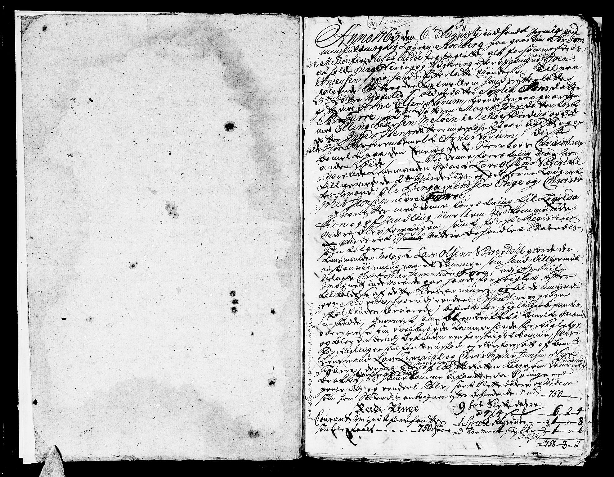 Helgeland sorenskriveri, SAT/A-0004/3/3A/L0052: Konseptprotokoll 37, 1763, p. 1b-2a