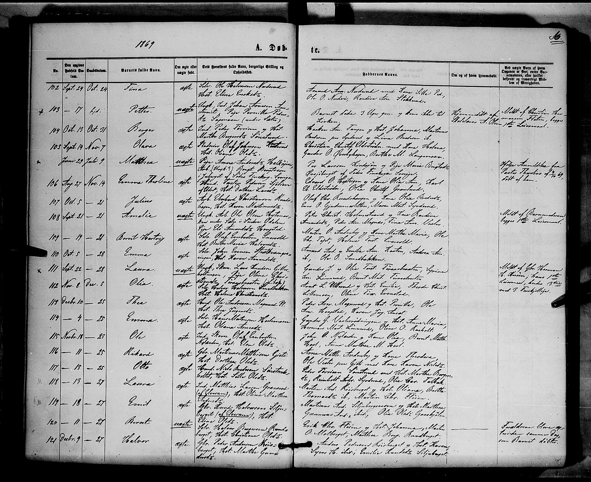Våler prestekontor, Hedmark, AV/SAH-PREST-040/H/Ha/Haa/L0002: Parish register (official) no. 2, 1867-1878, p. 16