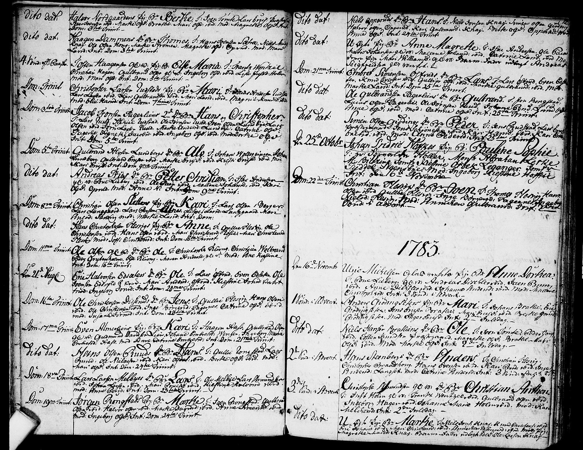 Hurdal prestekontor Kirkebøker, AV/SAO-A-10889/F/Fa/L0001: Parish register (official) no. I 1, 1777-1812, p. 12