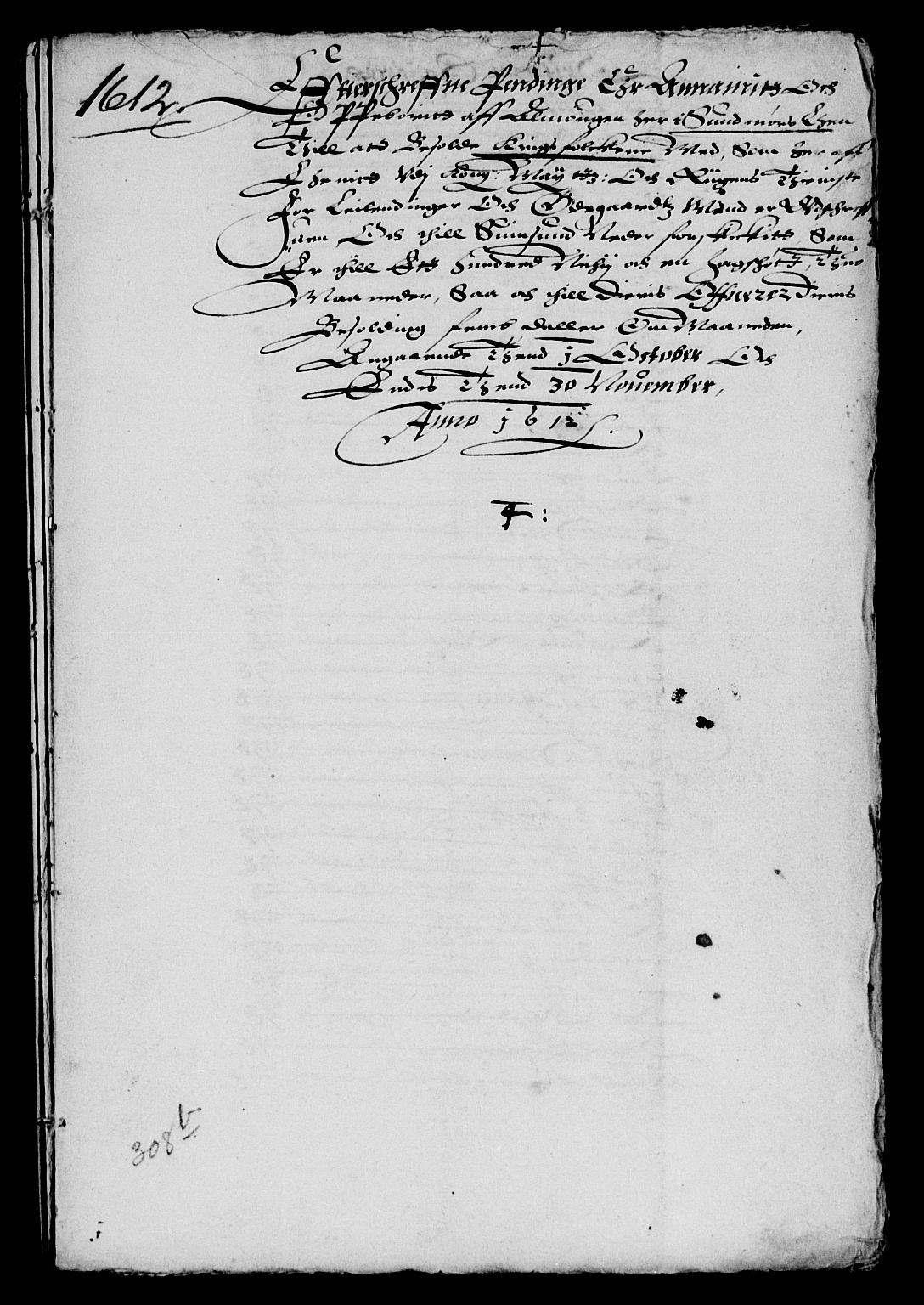 Rentekammeret inntil 1814, Reviderte regnskaper, Lensregnskaper, AV/RA-EA-5023/R/Rb/Rbt/L0013: Bergenhus len, 1611-1613