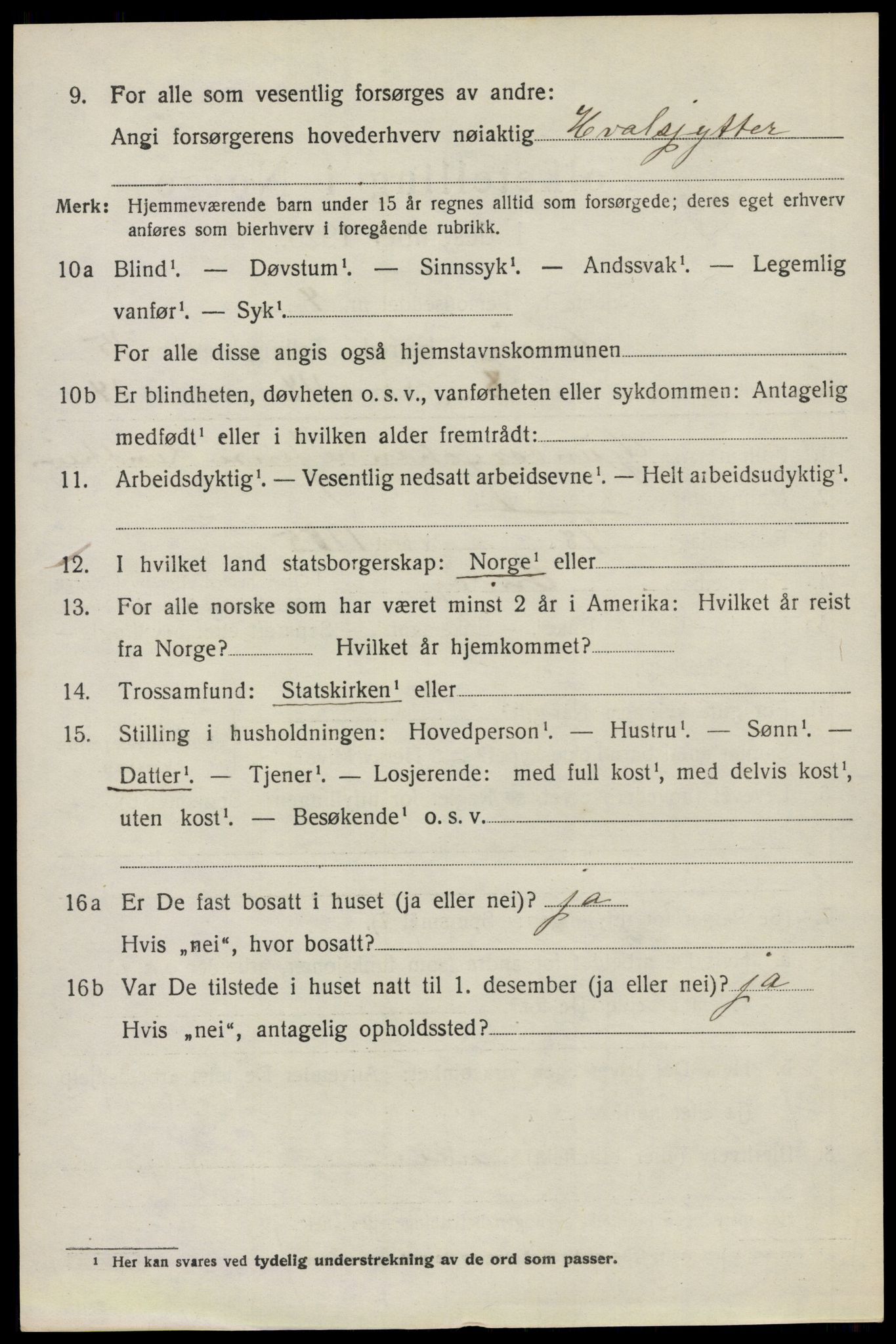 SAO, 1920 census for Onsøy, 1920, p. 17531